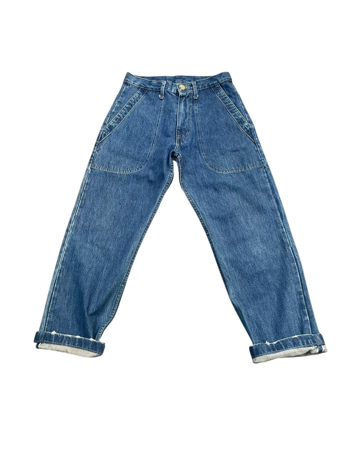 Japanese Brand Vintage Usn Inspired Selvedge Jeans Size US 29 - 1 Thumbnail