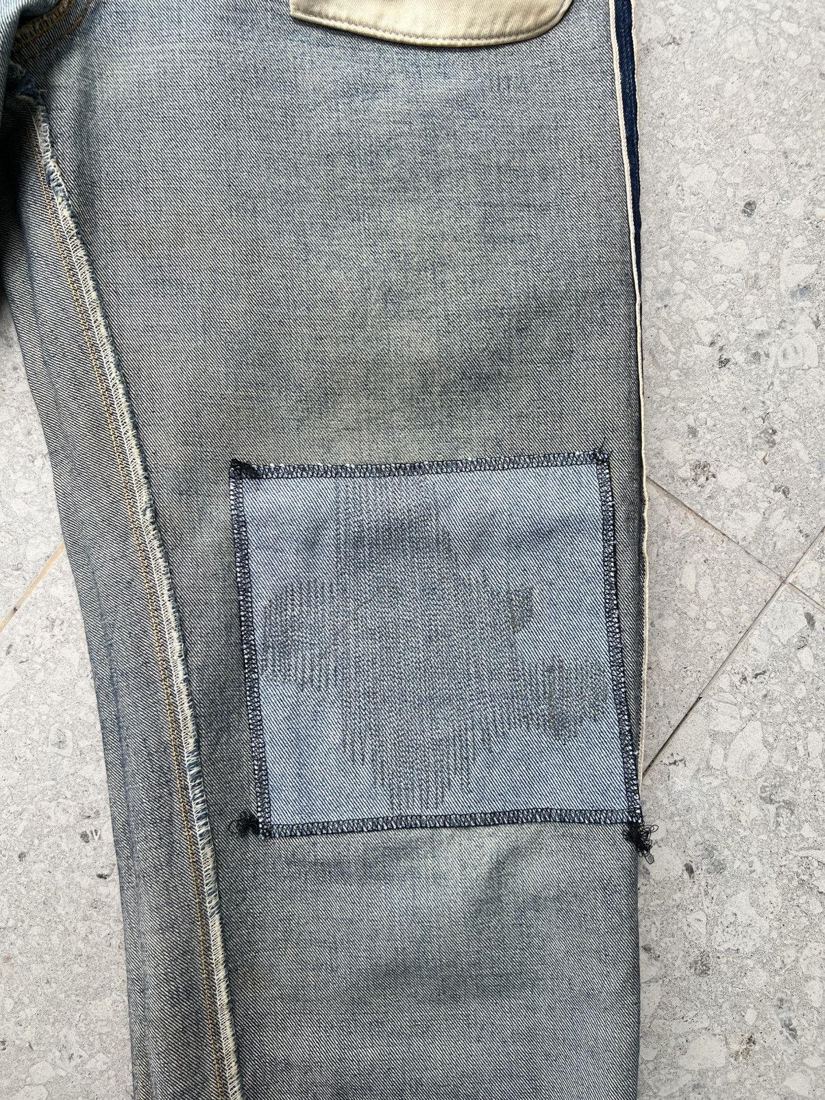 Indigo Sugar Cane Toyo Enterprise Baggy cut denim Size US 33 - 21 Thumbnail
