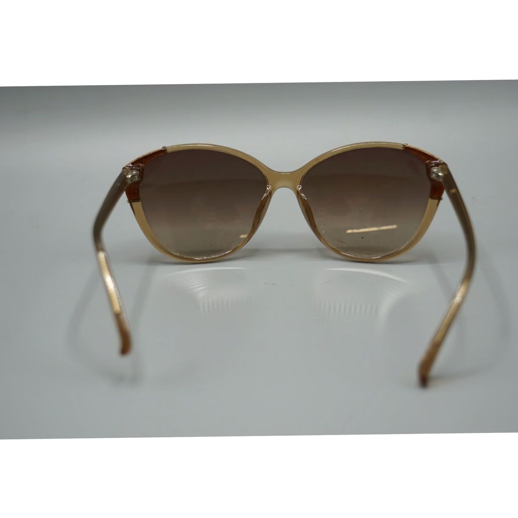 Michael Kors VINTAGE Michael Kors Paige M2887S Sunglasses Cat Eye 259 Gold Brown Gradient Womens 58□14 135mm Size ONE SIZE - 3 Thumbnail