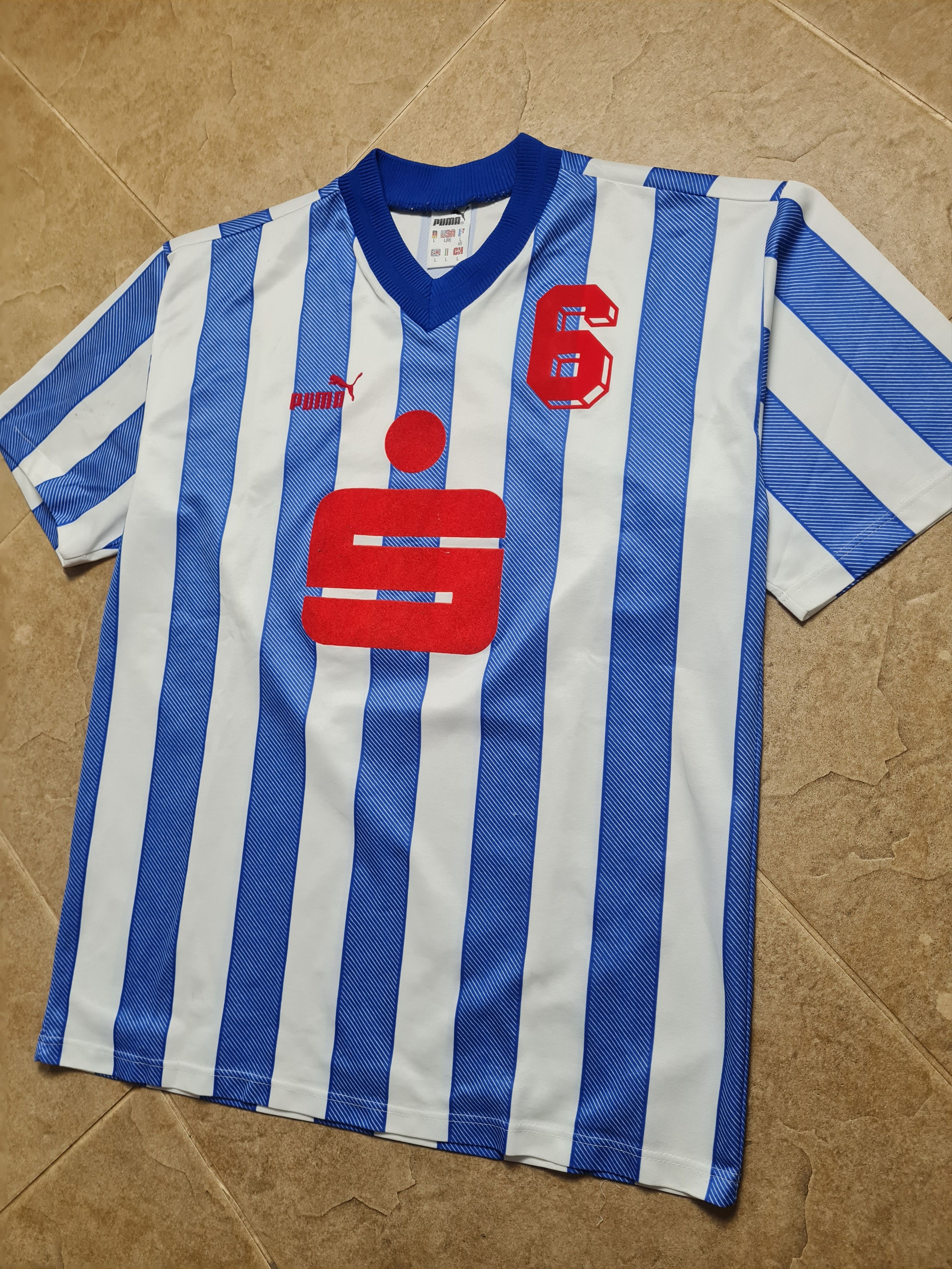 Puma Vintage Football Jersey Puma1980-1990x Soocer T-Shirts Size US L / EU 52-54 / 3 - 2 Thumbnail
