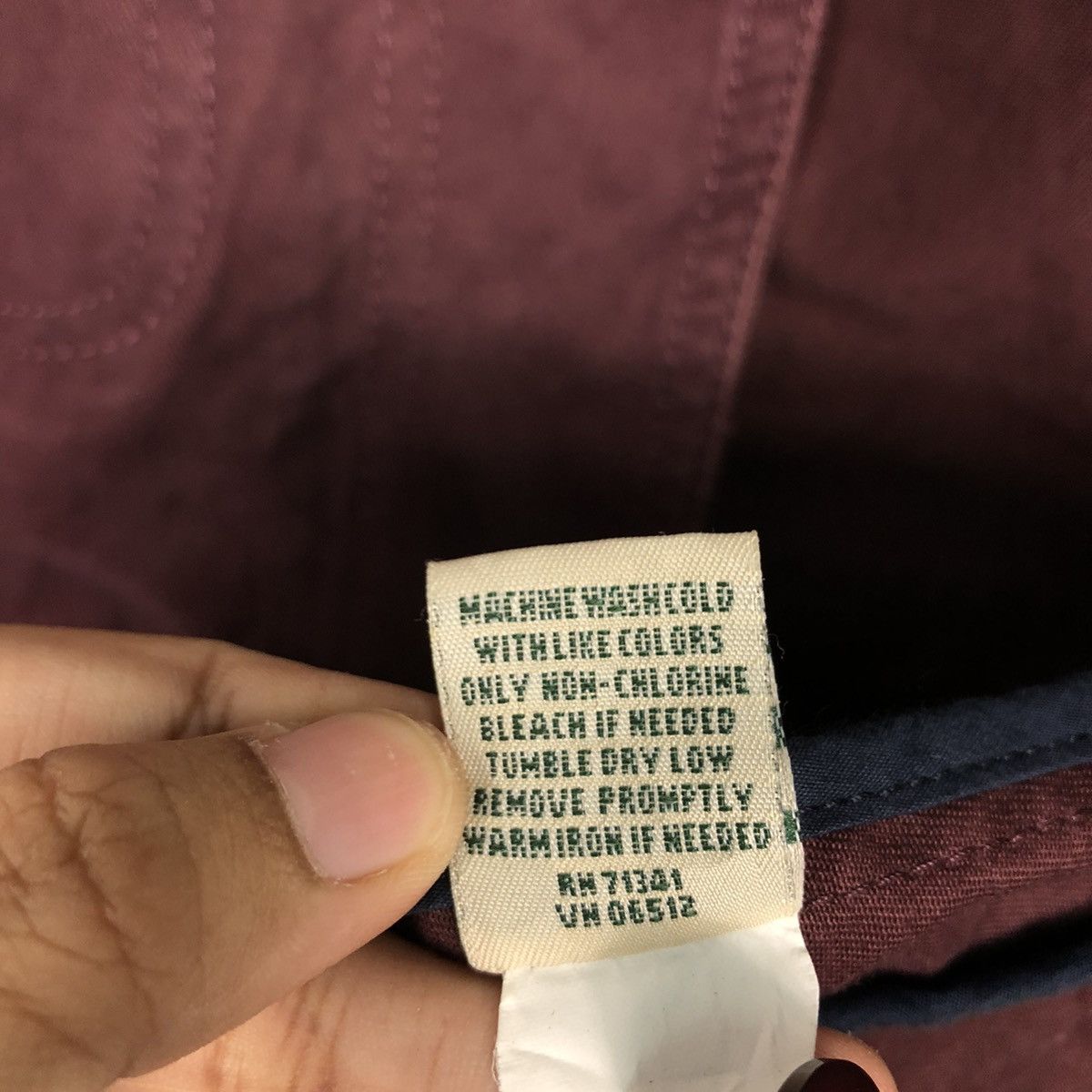 L.L. Bean 📌Rich Purple Chore Work Jacket Duck Canvas L.L.Bean Size US XL / EU 56 / 4 - 20 Thumbnail