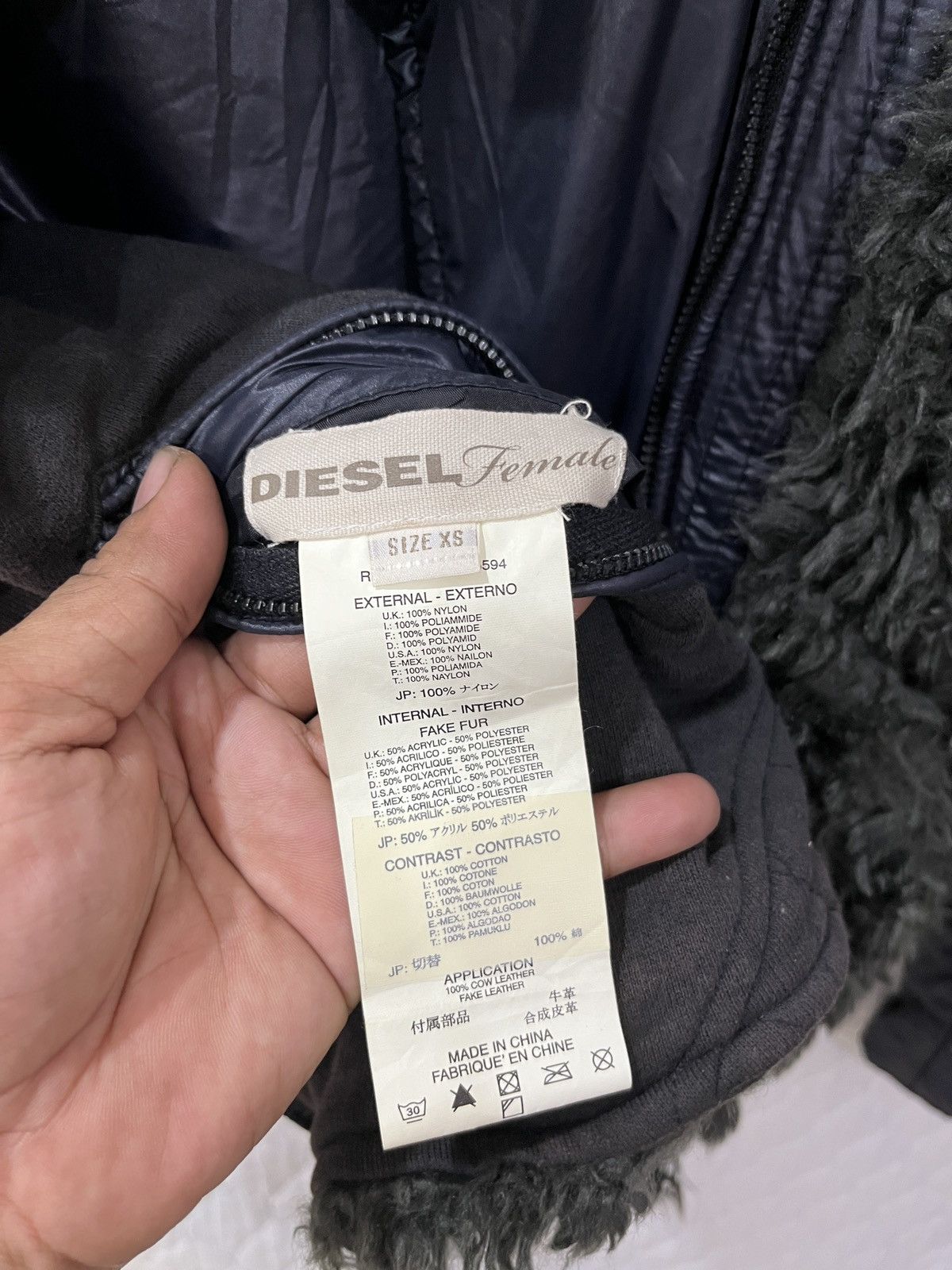 Diesel (Yyyy)🔥🔥DIESEL REVERSIBLE RARE DESIGN JACKET Size XS / US 0-2 / IT 36-38 - 15 Thumbnail