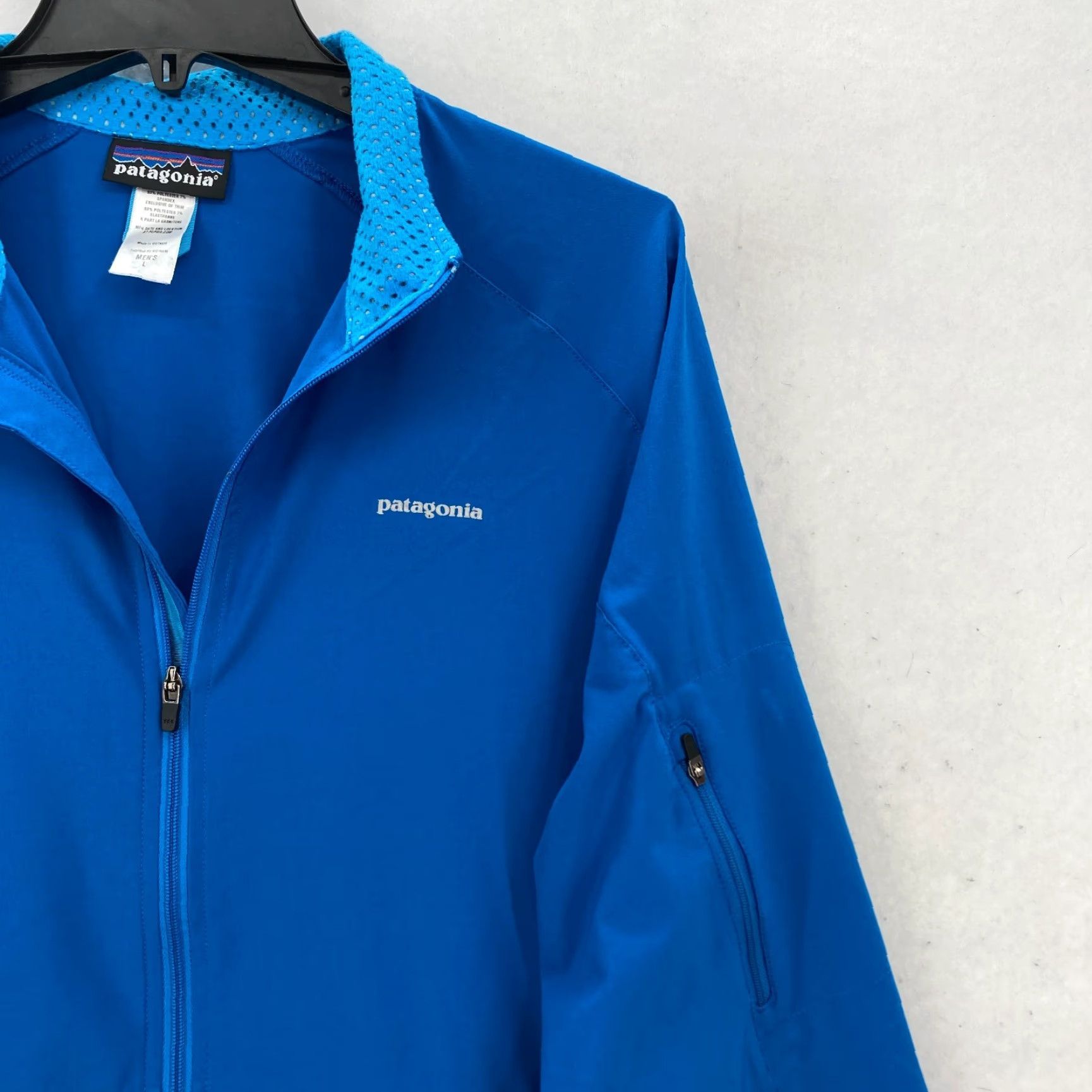 Patagonia Patagonia Traverse Jacket Mens Large Blue Softshell Zipper Stretch Hiking Regular Fit Size US L / EU 52-54 / 3 - 2 Thumbnail