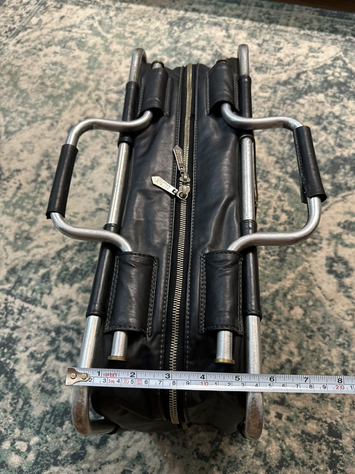 Jean Paul Gaultier Jean Paul Gaultier Metal Frame & Studded Travel Bag Size ONE SIZE - 10 Thumbnail