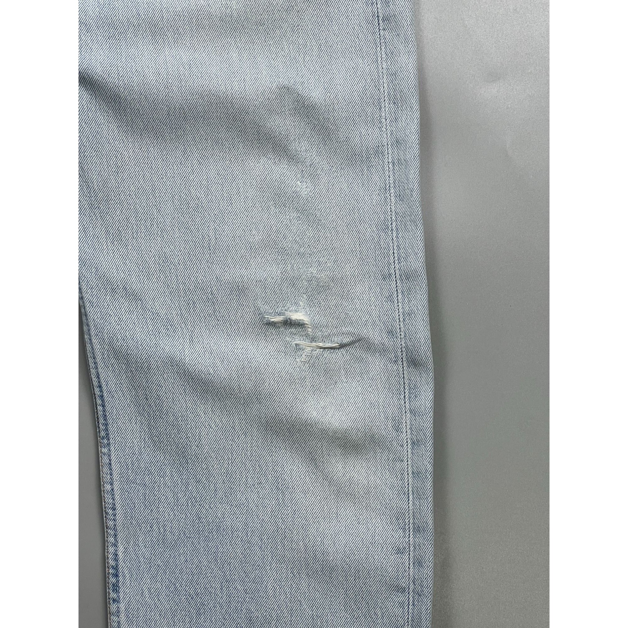 Levi's Levi’s 501 Made in USA Light Wash Denim Jeans Pants (Y0898) Size US 34 / EU 50 - 2 Thumbnail