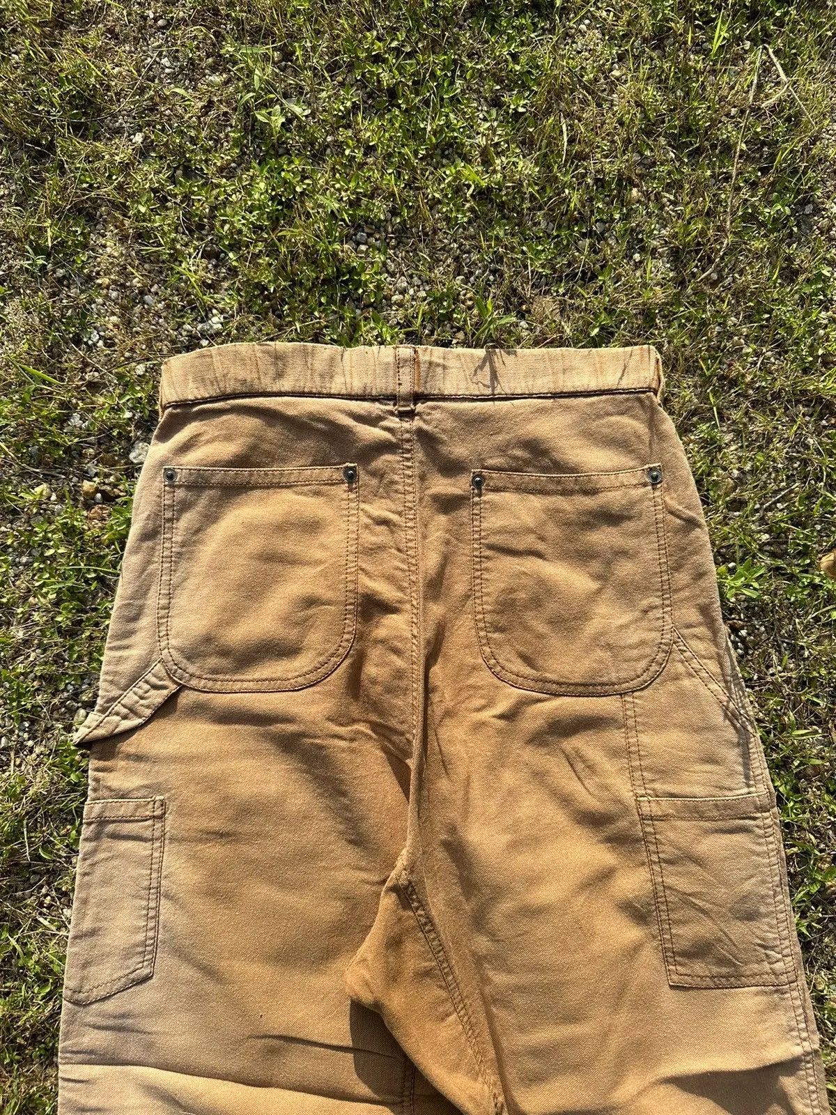 StraightFaded Vintage Double Knee YUL Japan Workwear Baggy Faded Pants Size US 29 - 9 Thumbnail
