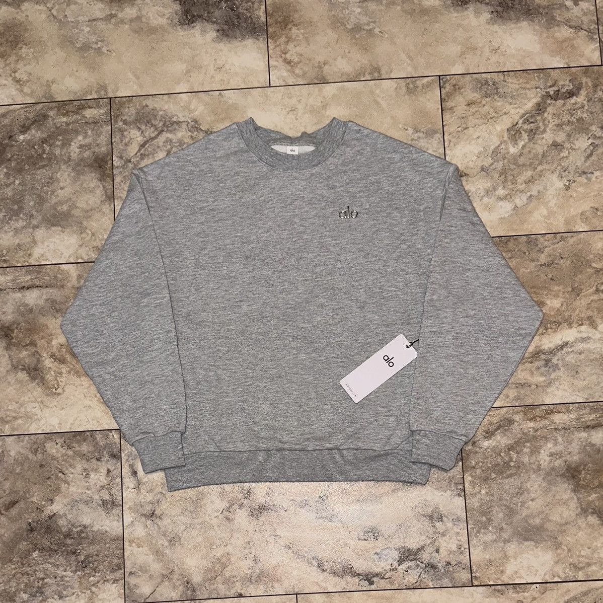 Alo Alo Yoga Accolade Crewneck Pullover Heather Gray Small Size S / US 4 / IT 40 - 1 Thumbnail