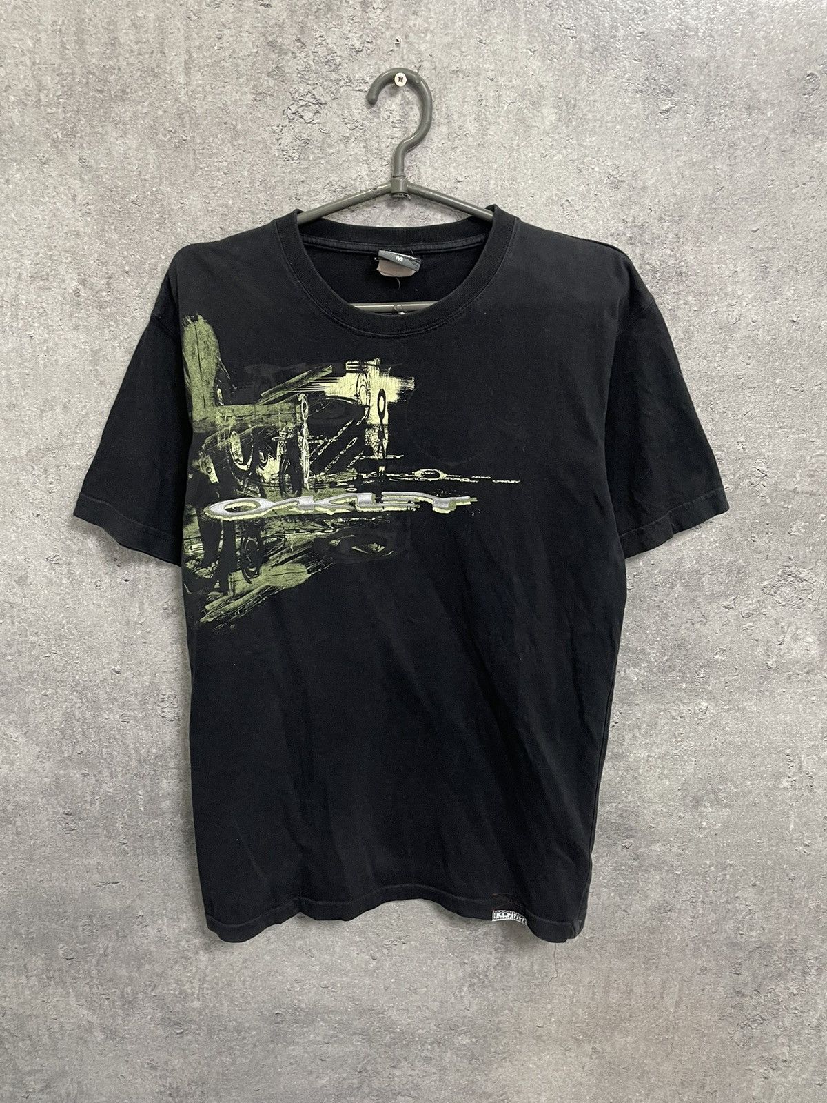 Y2K 90s Oakley オークリー　センター　ロゴ　刺繍ロゴ　Tシャツ Vintage 90s Oakley Logo T-Shirt Y2k