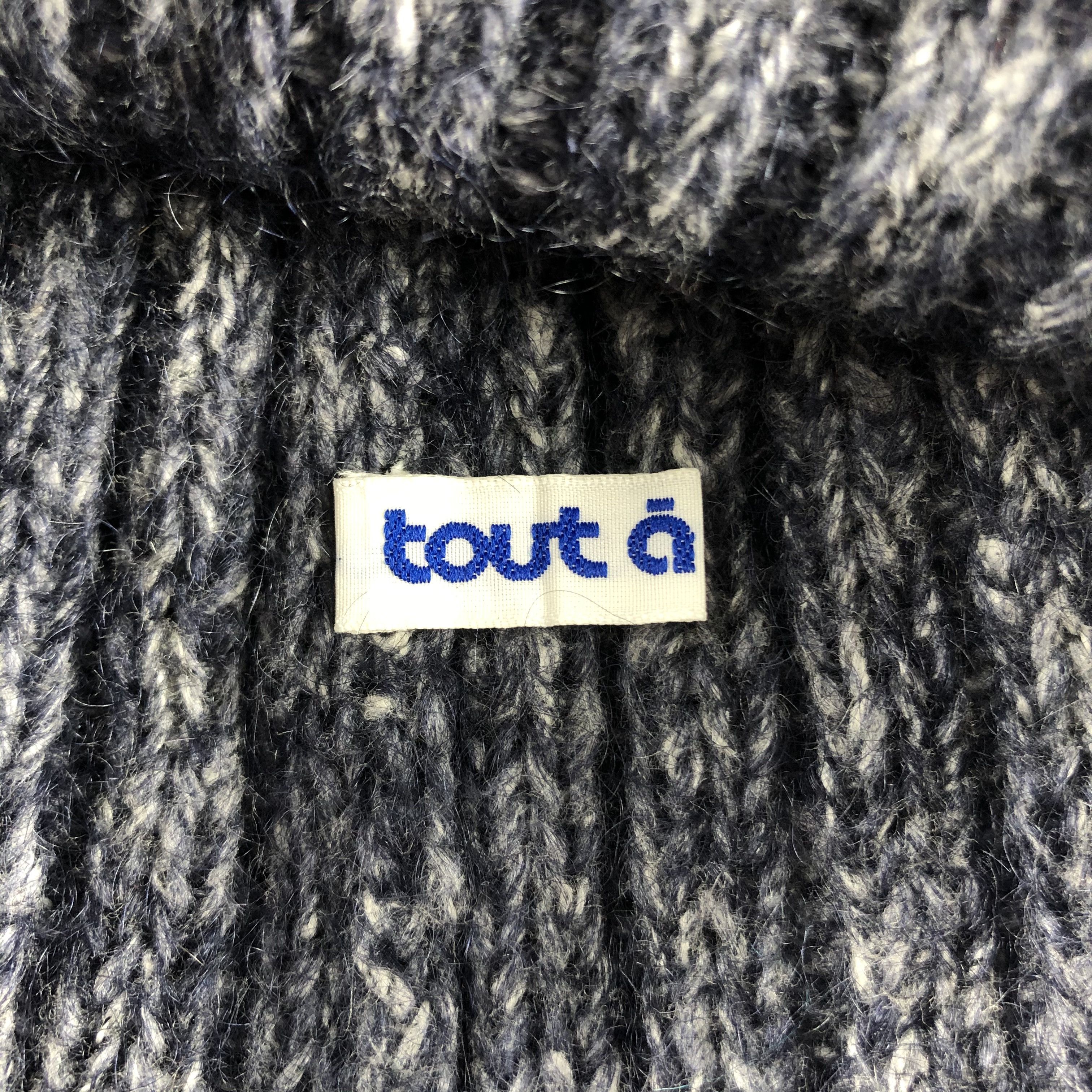 Other × Vintage Tout A Coup Ribbed Beanie Snow Hat Snow Cap -D735 Size ONE SIZE - 4 Thumbnail