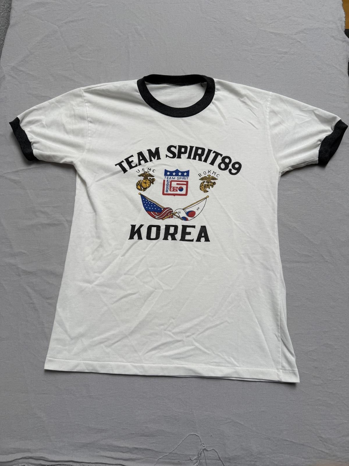 Other Vintage Korea Team Spirit 89 T-shirt USMC ROKMC Ringer Tee M Size US M / EU 48-50 / 2 - 1 Thumbnail