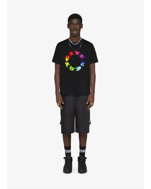 Givenchy o1gr1nt0125 Oversized Fit T-Shirt in Black Size US XS / EU 42 / 0 - 4 Thumbnail