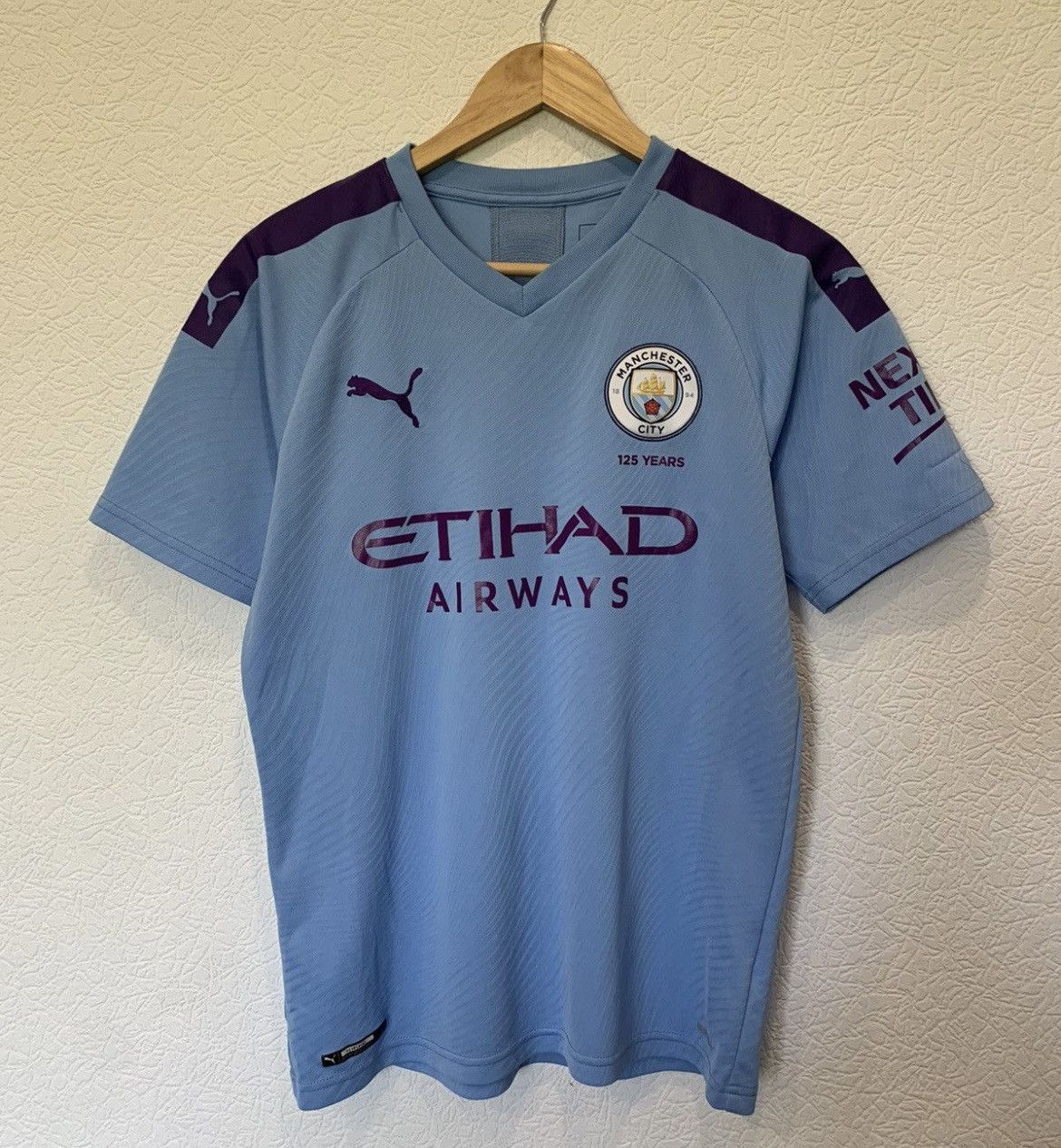 Puma MANCHESTER CITY PUMA 2019/2020 HOME KIT SOCCER JERSEY Size US S / EU 44-46 / 1 - 1 Thumbnail