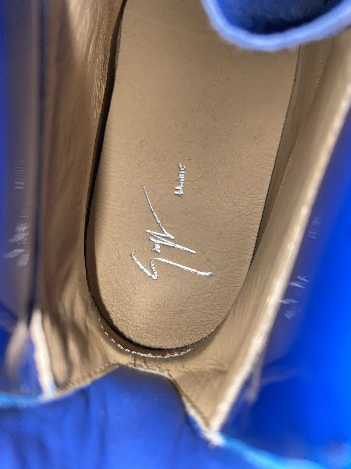 Giuseppe Zanotti Giuseppe Zanotti Mid-top Patent Leather Sneakers Size US 10 / EU 43 - 9 Thumbnail