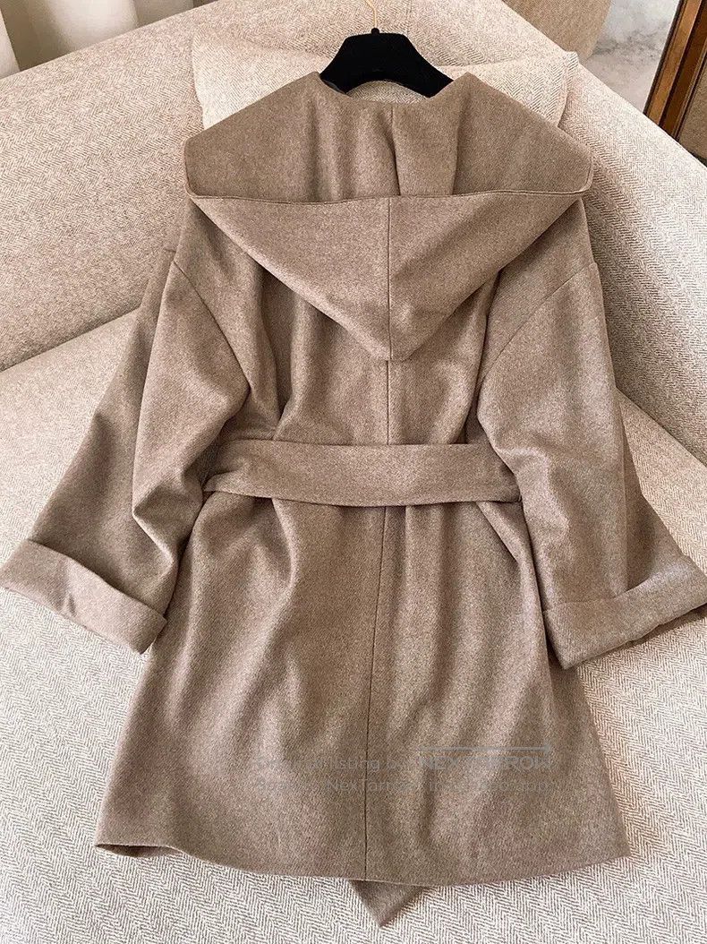 Brunello Cucinelli Brunello Cucinelli Beaded Cashmere Bathrobe Coat, Mid-Leng Size XS / US 0-2 / IT 36-38 - 2 Thumbnail