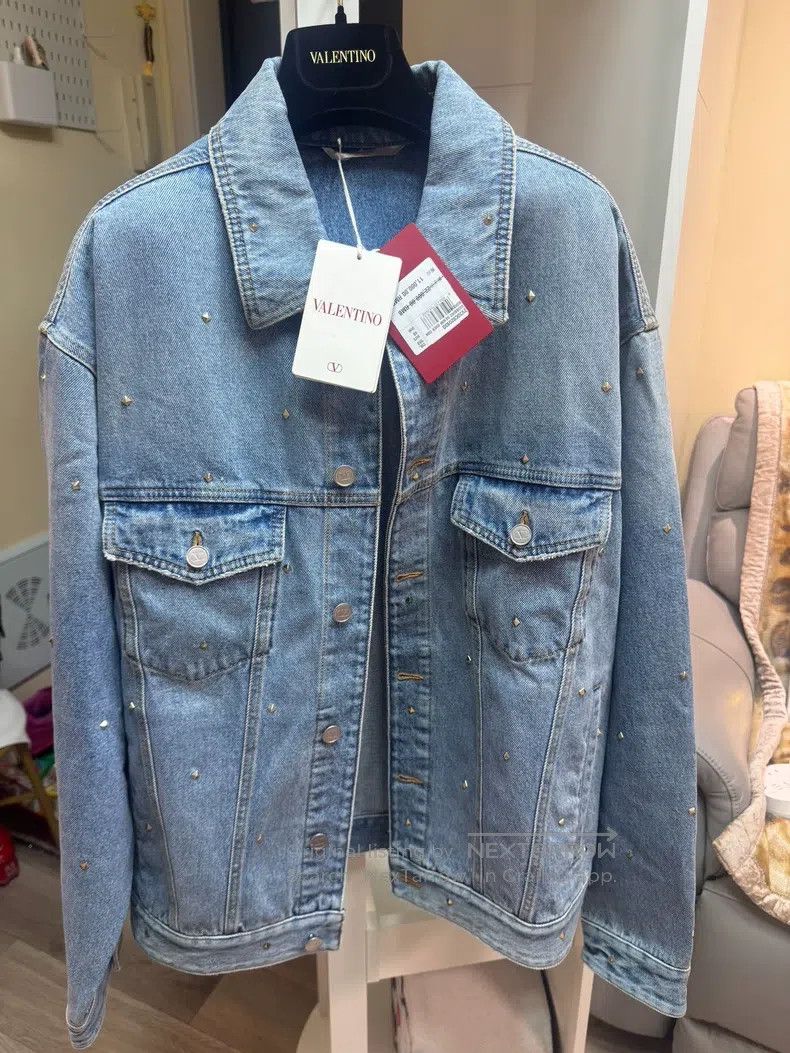 Valentino Valentino Willow nail denim clothes Size L / US 10 / IT 46 - 2 Thumbnail