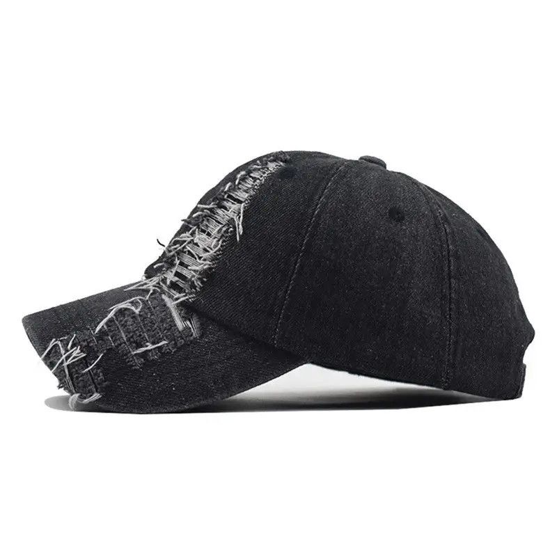 Japanese Brand Distressed Baseball Cap Washed y2k Size ONE SIZE - 2 Thumbnail