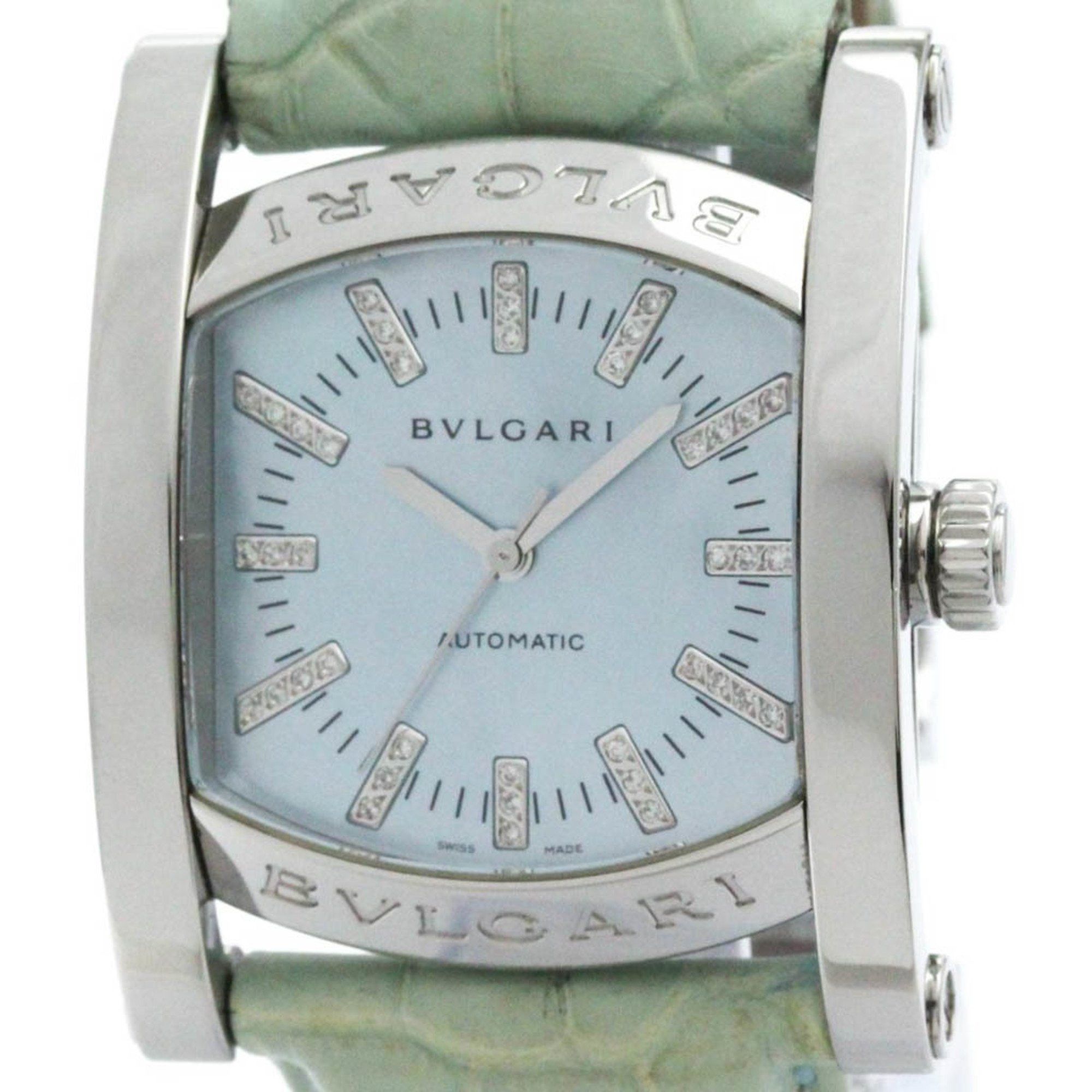 Bvlgari Polished BVLGARI Assioma Diamond Blue MOP Automatic Mens Watch AA44S BF578320 Size ONE SIZE - 1 Thumbnail