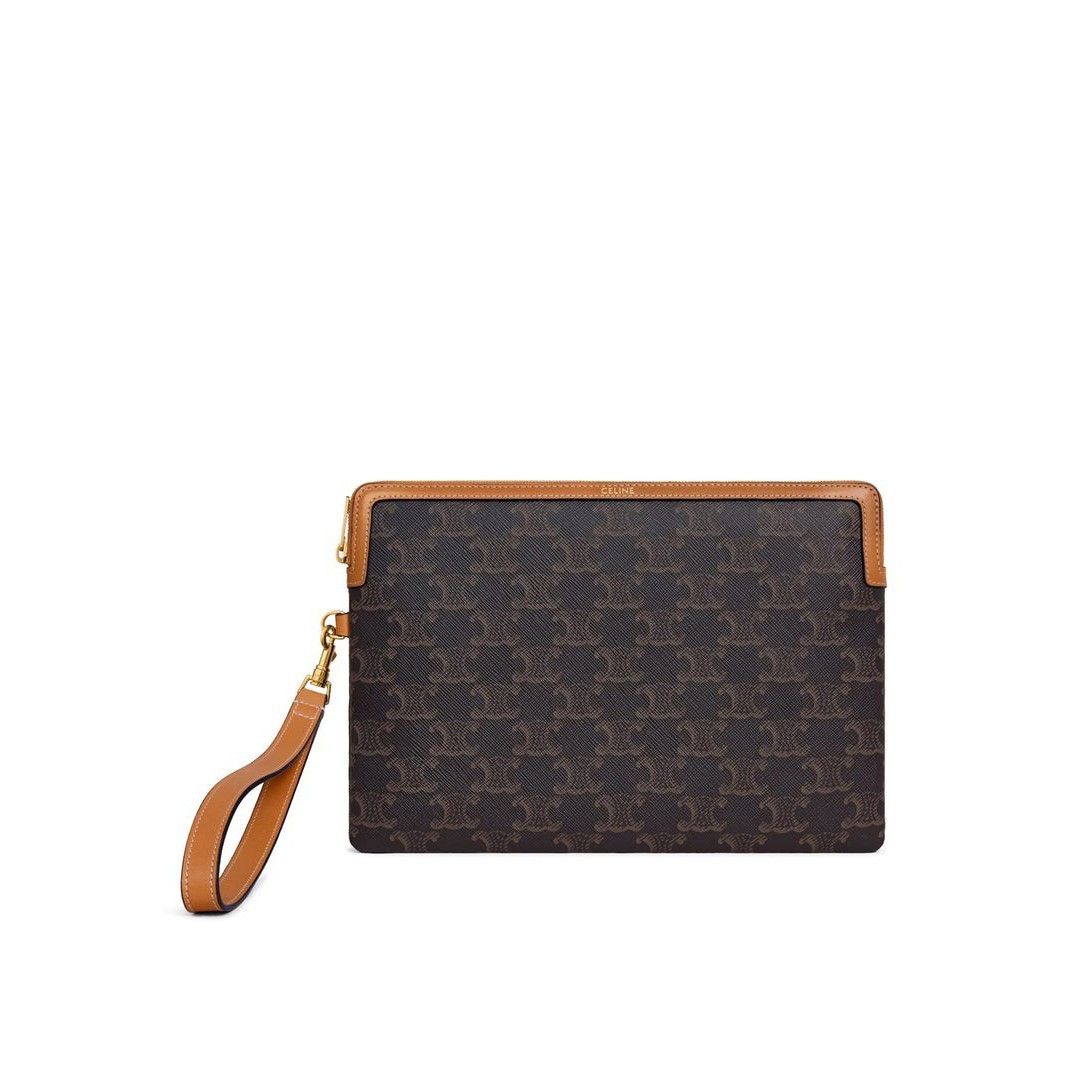 Celine CELINE $750 Tan Small Pouch Bag New Size ONE SIZE - 1 Thumbnail