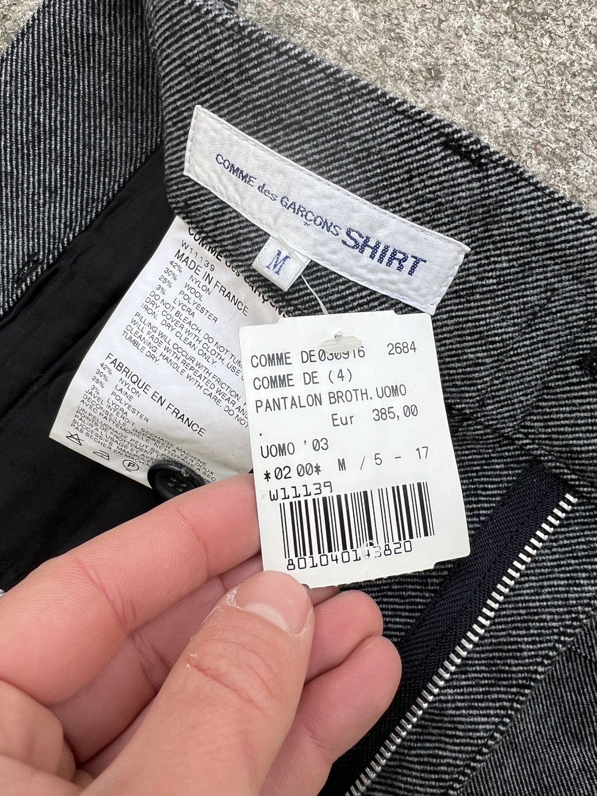 Comme des Garcons SHIRT 2003 Comme des Garçons Shirt pants Size US 31 - 10 Thumbnail