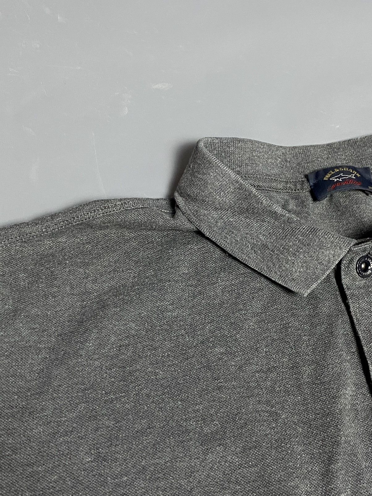 Paul & Shark Paul & Shark Yachting Polo Shirt 3XL Fit XL Grey Long Sleeve Size US XXL / EU 58 / 5 - 4 Thumbnail