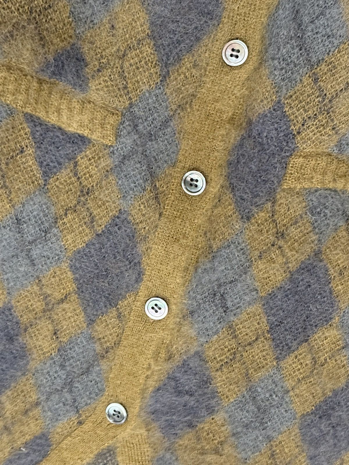 Undercover Undercover Argyle Mohair Cardigan Size US S / EU 44-46 / 1 - 4 Thumbnail