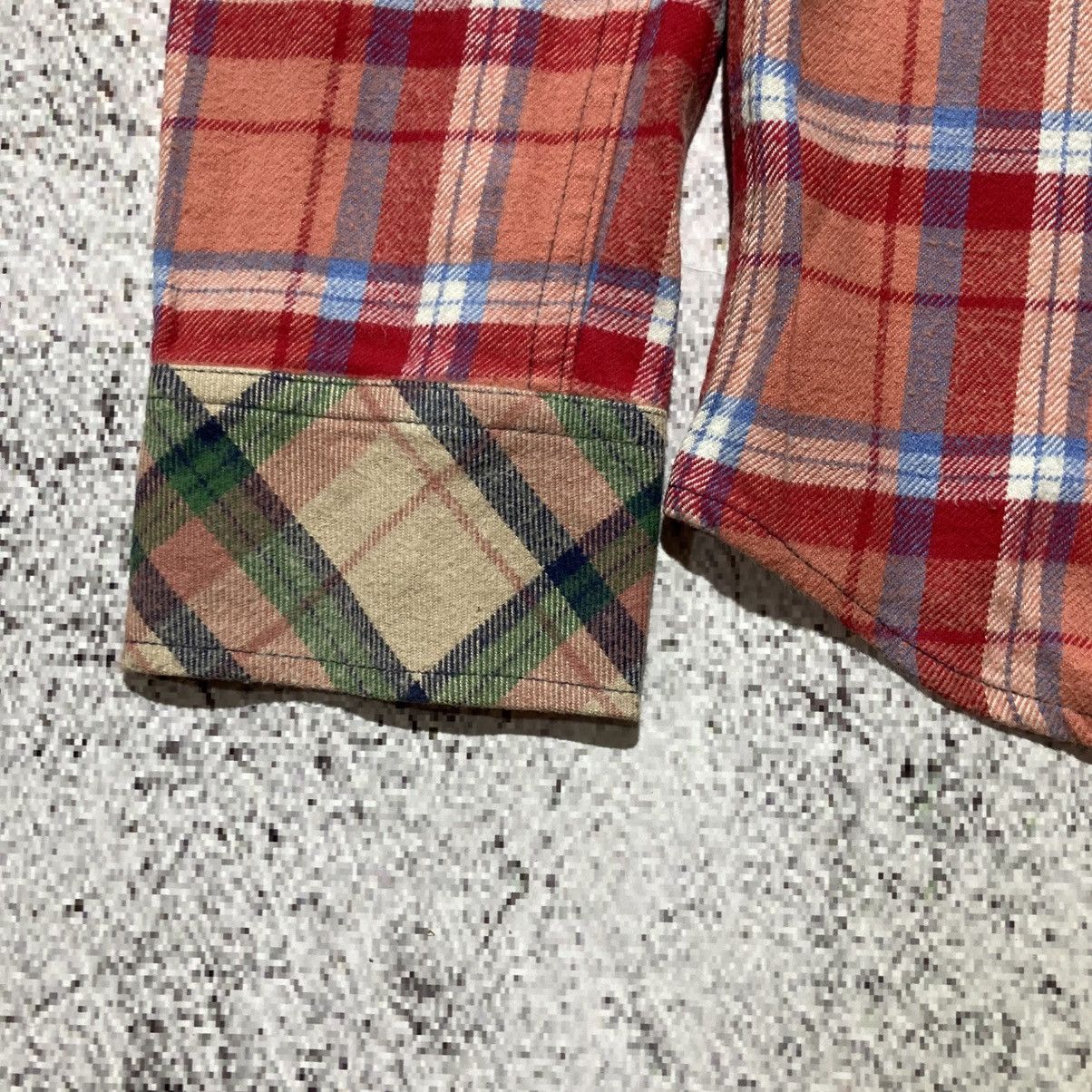 Japanese Brand 2000s X-girl Patchwork Double Pocket Button Up Shirt Lgb Size US M / EU 48-50 / 2 - 10 Thumbnail