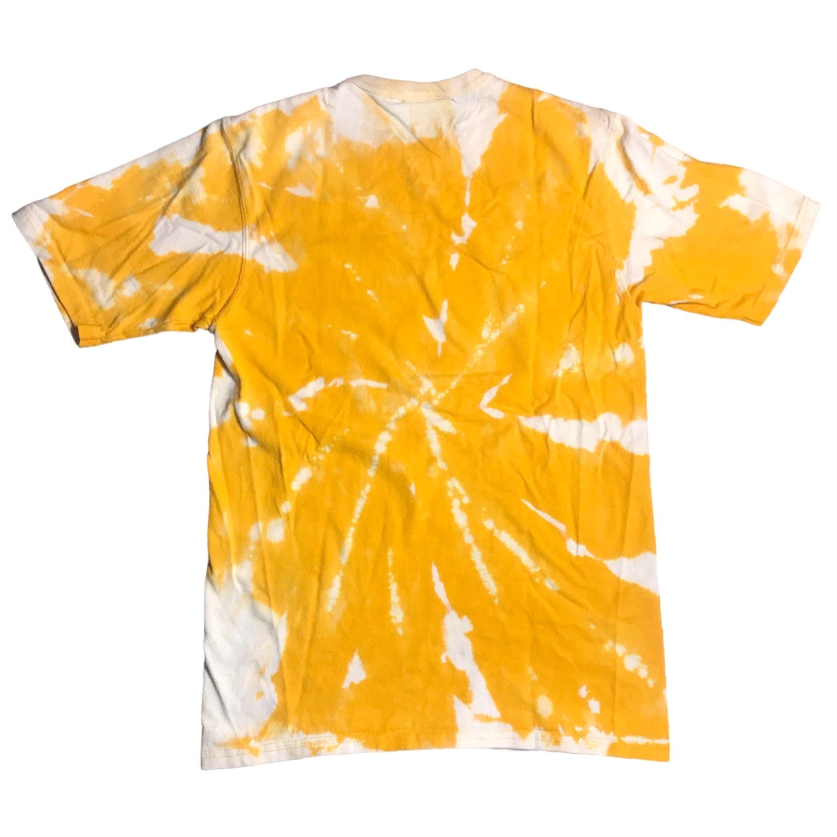 Champion Champion T-Shirt Mens Small Yellow Tie Dye Logo 90s Sports Short Sleeve Crew Neck Vintage No Size US S / EU 44-46 / 1 - 2 Thumbnail