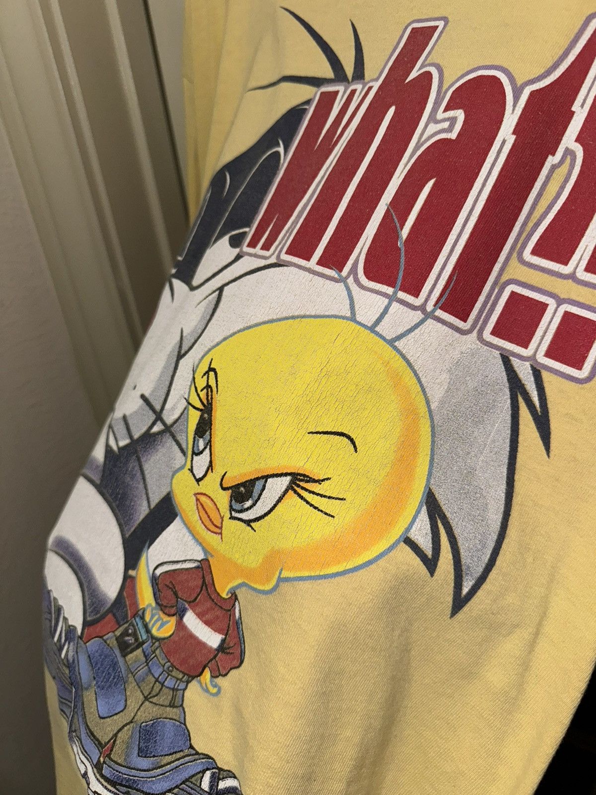 Vintage × Warner Bros Looney Tunes Tweety Bird Sylvester WHAT Size US XL / EU 56 / 4 - 7 Thumbnail