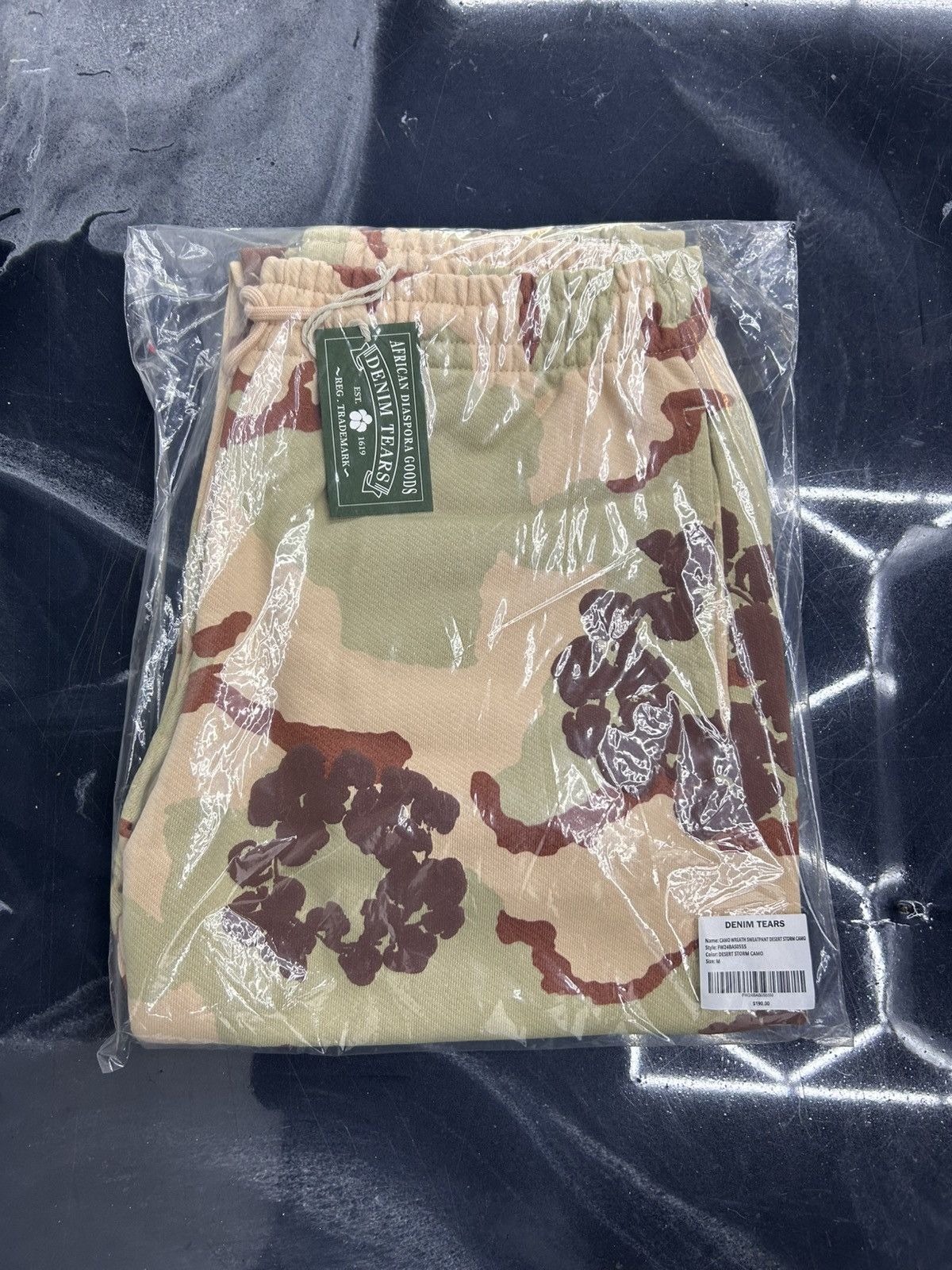 DENIM TEARS Denim Tears Tan Camo Cotton Wreath Sweatpants Size M Size US 32 / EU 48 - 11 Thumbnail