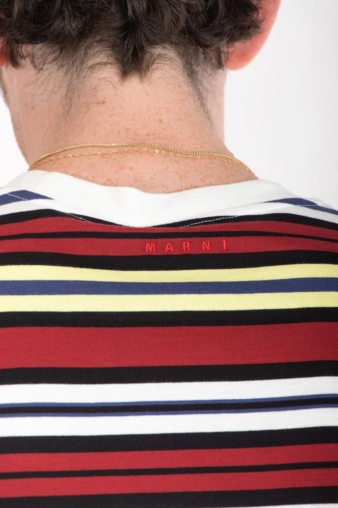 Marni o1y0225 Crewneck T-Shirt in Multicolor Size US L / EU 52-54 / 3 - 4 Thumbnail