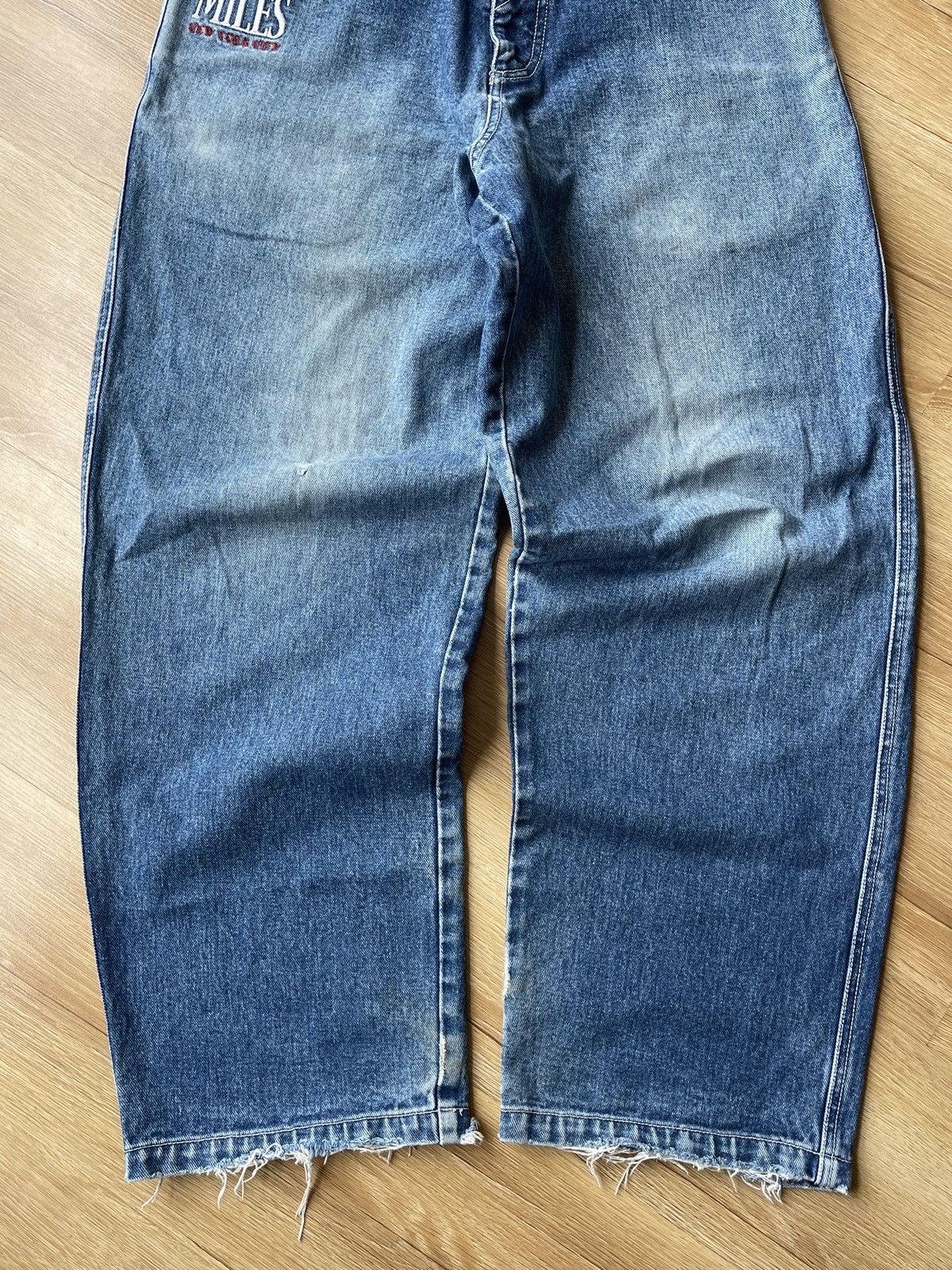 JNCO Vintage Sir Benni Miles Baggy Denim Jeans Y2K Hip Hop Skater Size US 31 - 14 Thumbnail