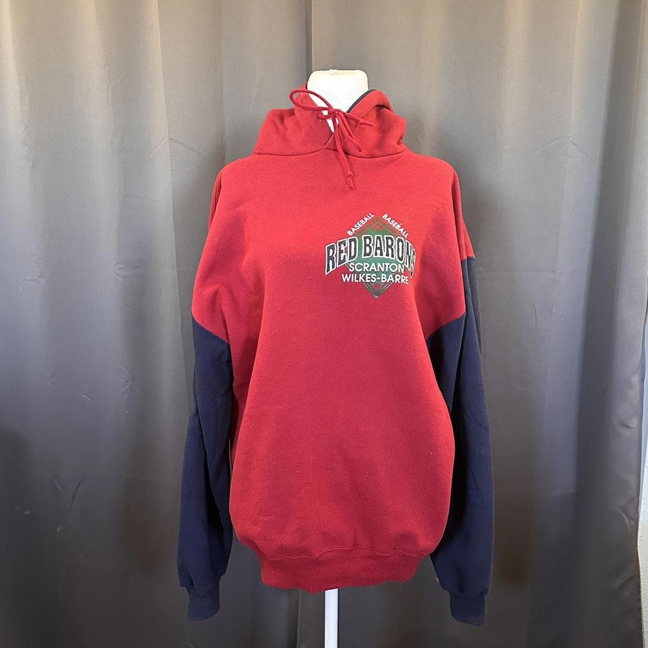 Russell Athletic Vintage Red Made in USA Russell Athletic Baseball Hoodie Size US XL / EU 56 / 4 - 1 Thumbnail