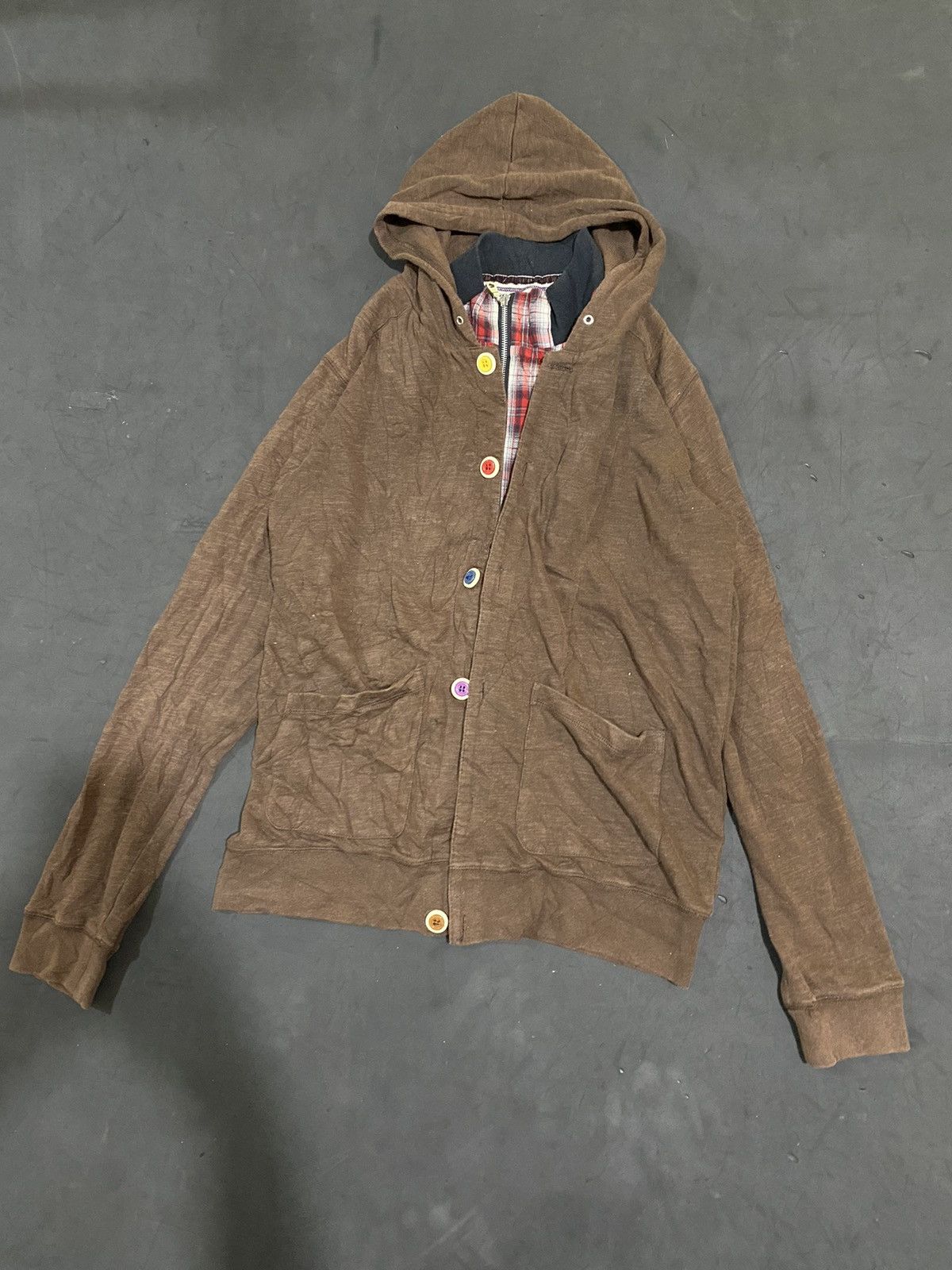 Japanese Brand Japanese double layer hoodie ifsixwasnine lgb styled Size US M / EU 48-50 / 2 - 3 Thumbnail