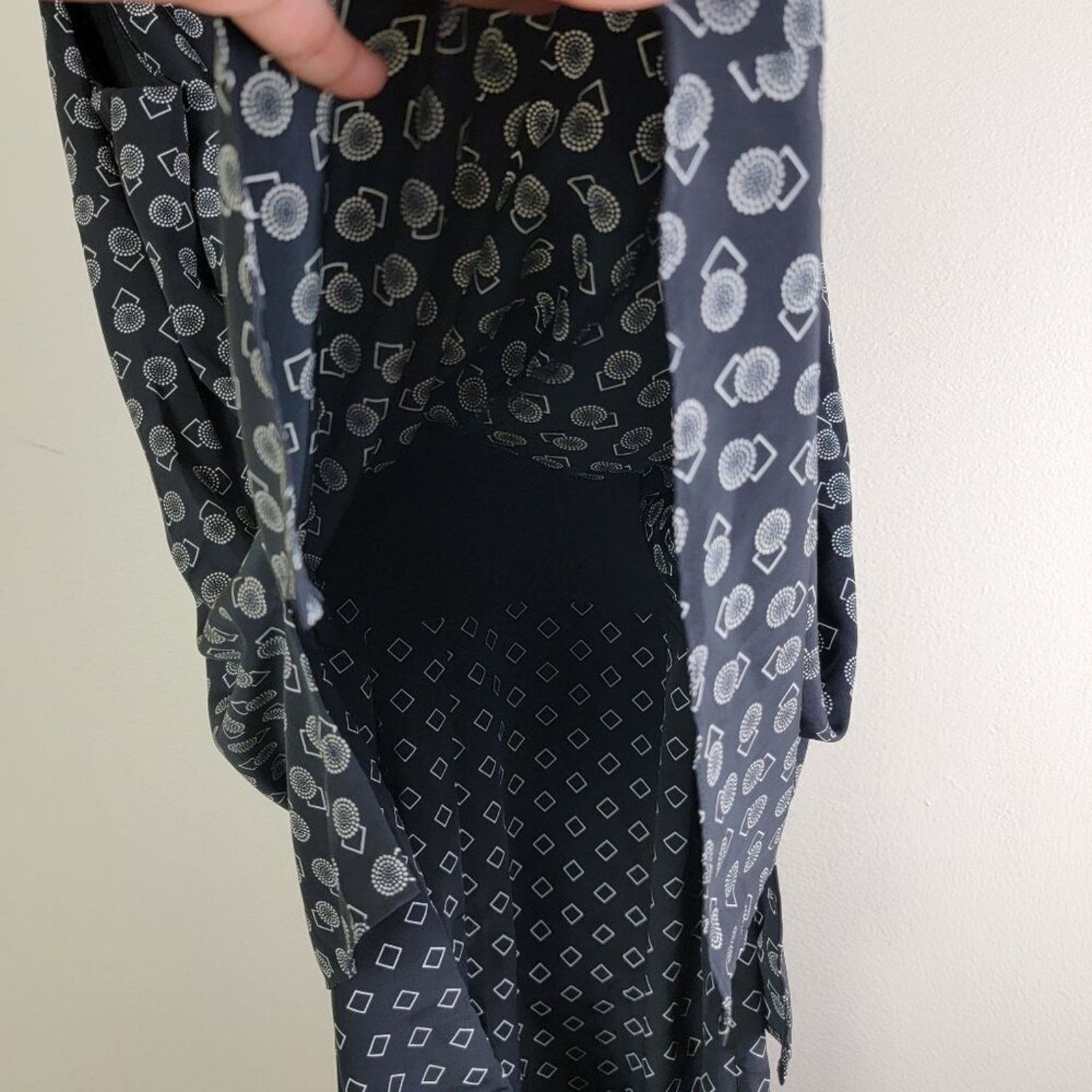 Lauren Ralph Lauren Lauren Ralph Lauren Printed Shift Dress size 14P Black Size XL / US 12-14 / IT 48-50 - 6 Thumbnail