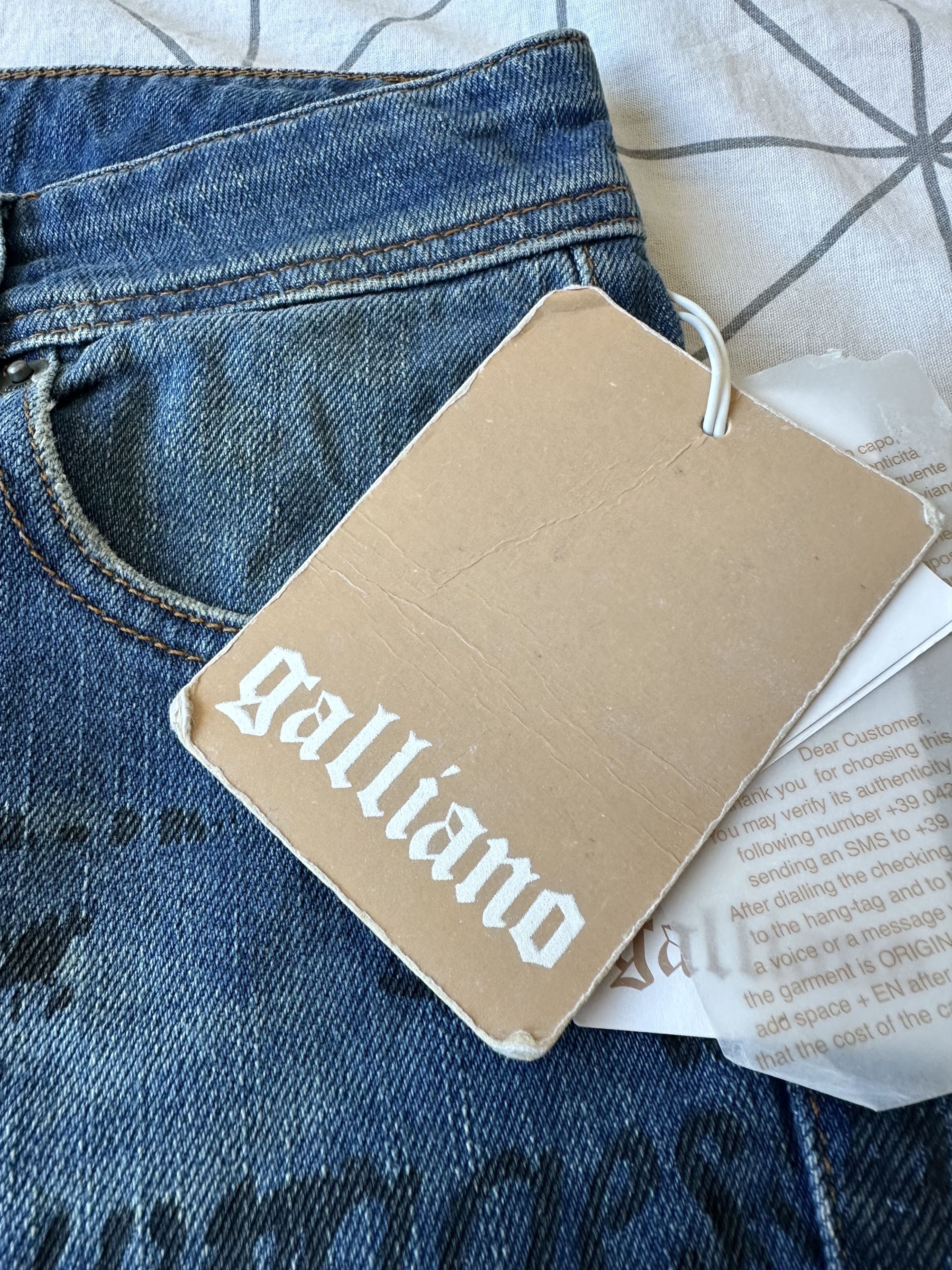 John Galliano Galliano Newspaper Gothic Denim New Size US 26 / EU 42 - 8 Thumbnail