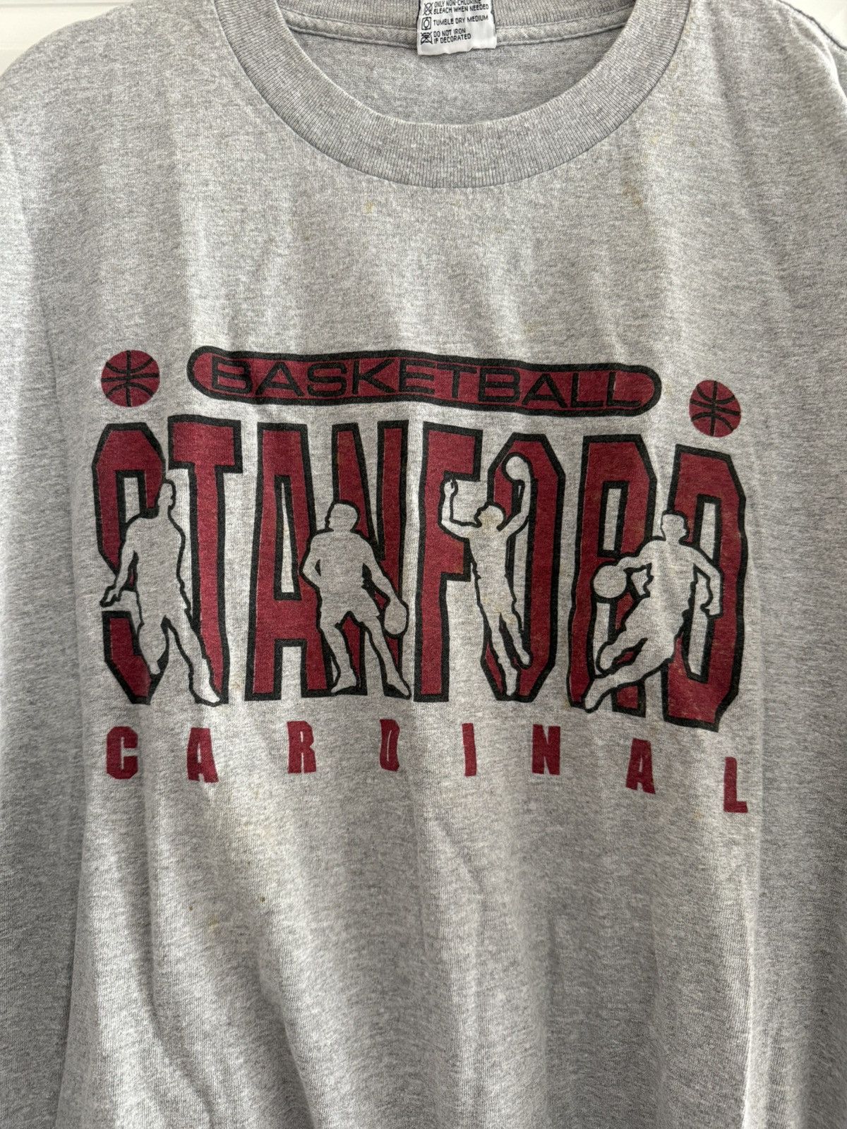 Other Vintage Stanford Cardinal Basketball T-Shirt Size US XL / EU 56 / 4 - 2 Thumbnail