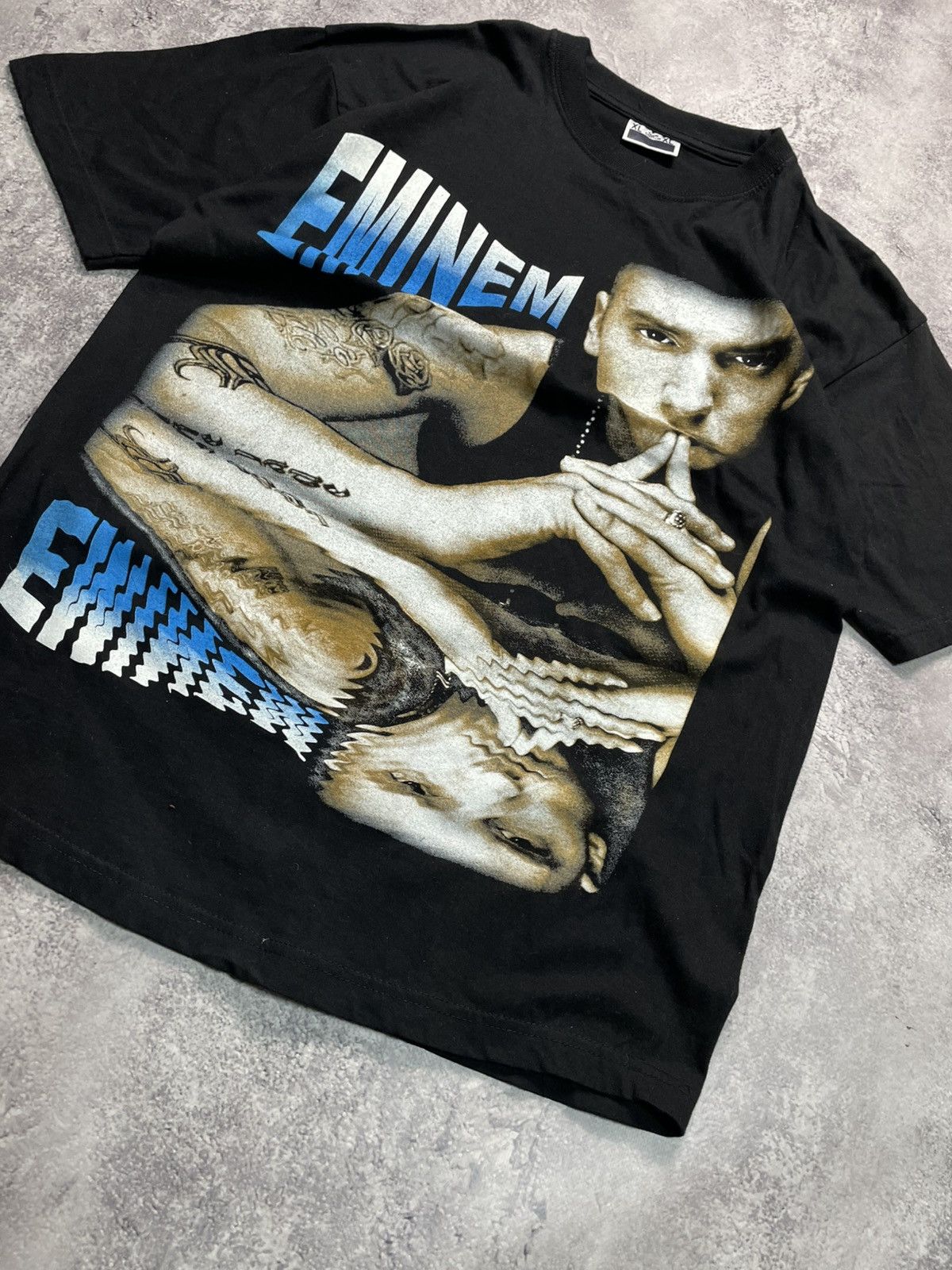 Rap Tees VINTAGE BOOTLEG EMINEM RAP TEE Y2K DISTRESSED PATINA Size US XL / EU 56 / 4 - 4 Thumbnail