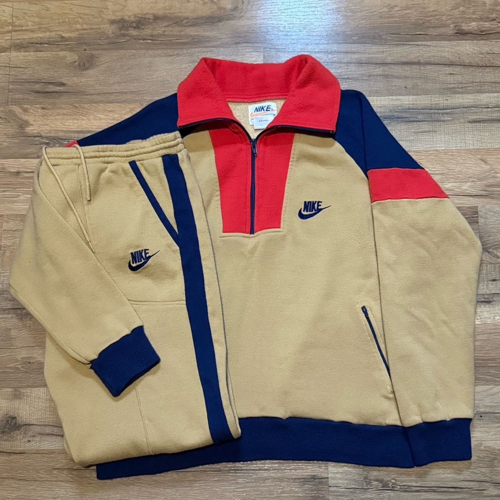 Nike 70s Nike Sweatshirt Jogger Sweatpants Matching Set Sweatsuit Size US M / EU 48-50 / 2 - 14 Thumbnail