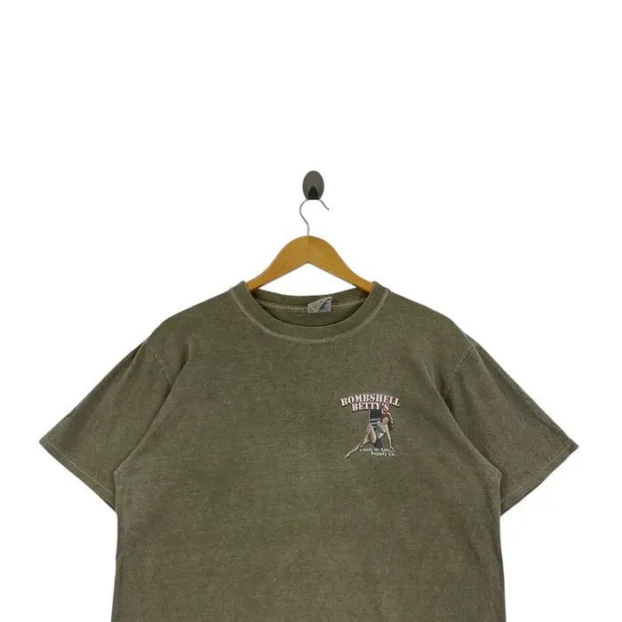 Other Vintage CRAZY SHIRTS CAMO DYED Bombshell Betty’s Tee Shirt Size US M / EU 48-50 / 2 - 2 Thumbnail