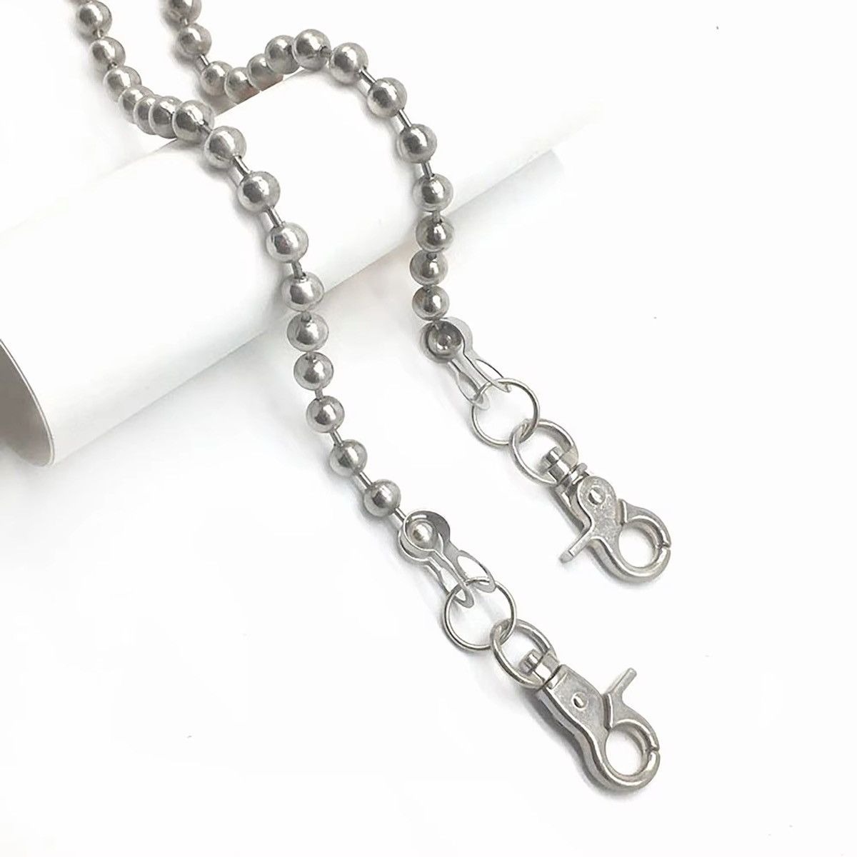 Designer Street Punk Round Chain Retro Stylish Size ONE SIZE - 1 Thumbnail