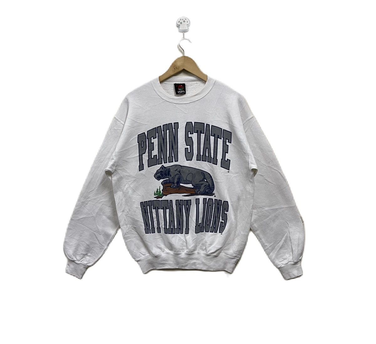 Vintage Vintage 90s Penn State Nittany Lions Sweatshirt Size US L / EU 52-54 / 3 - 1 Thumbnail