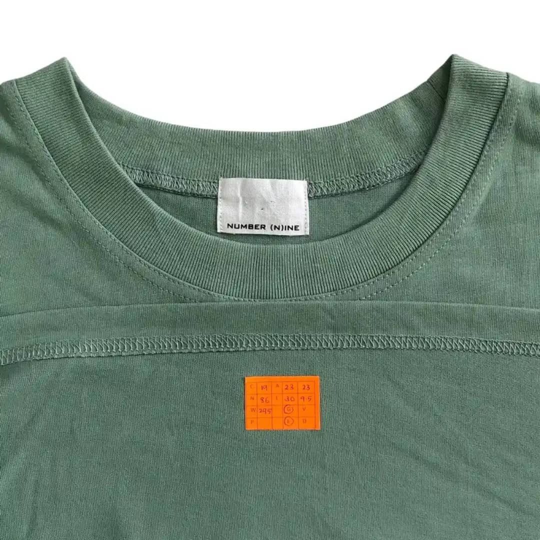Vintage Number Nine Embroidery Logo Tshirt