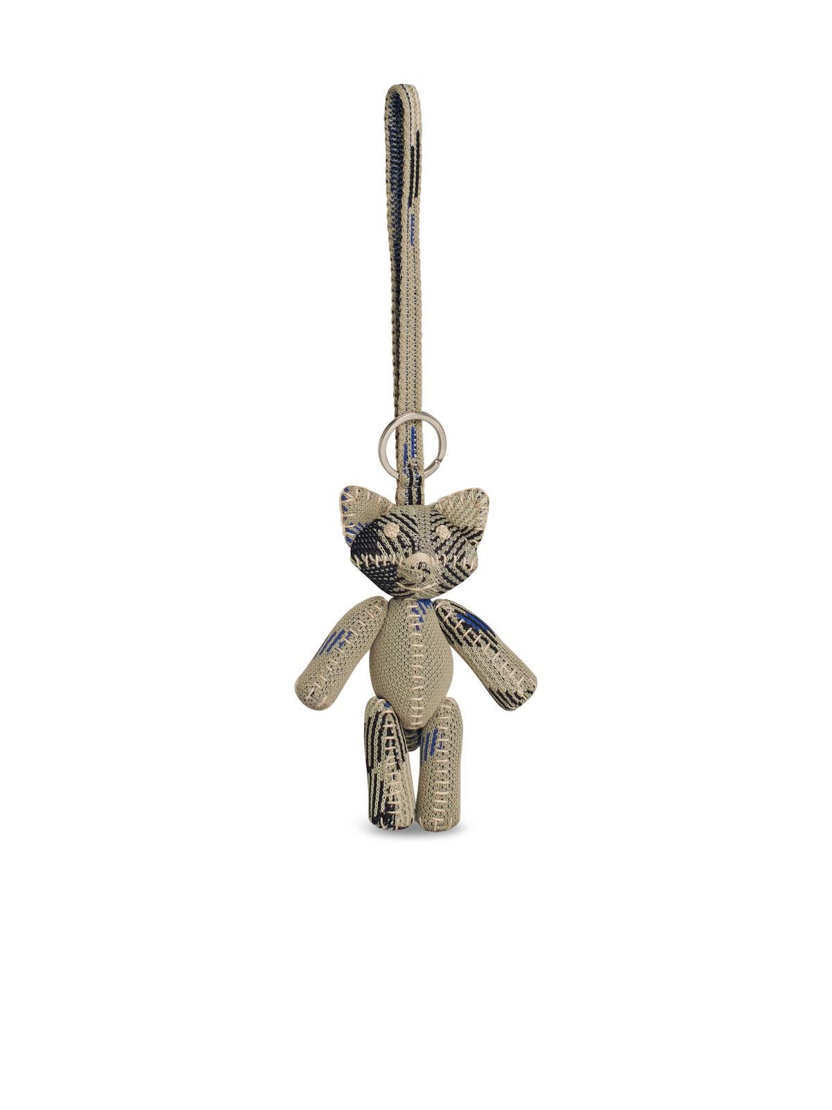 Burberry BURBERRY 'Foxy' Beige Polyamide Keyring Size ONE SIZE - 1 Thumbnail