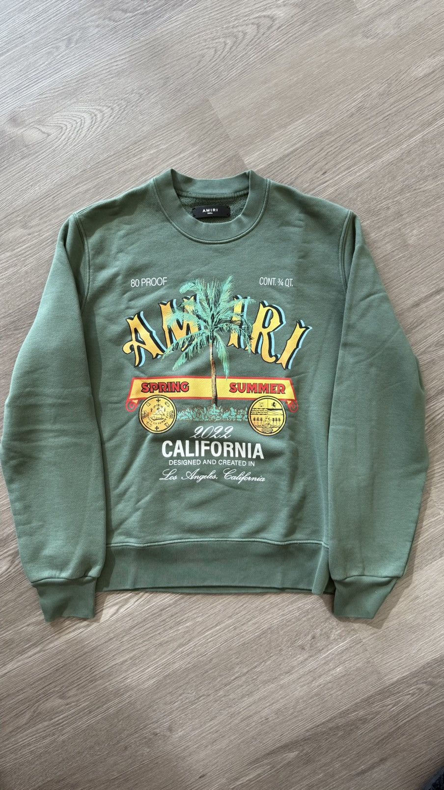 Amiri Amiri Crew Sweater Size US S / EU 44-46 / 1 - 1 Thumbnail