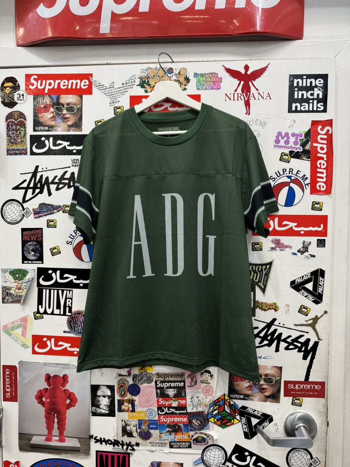 DENIM TEARS Denim Tears ADG Varsity Tee Size US S / EU 44-46 / 1 - 1 Thumbnail
