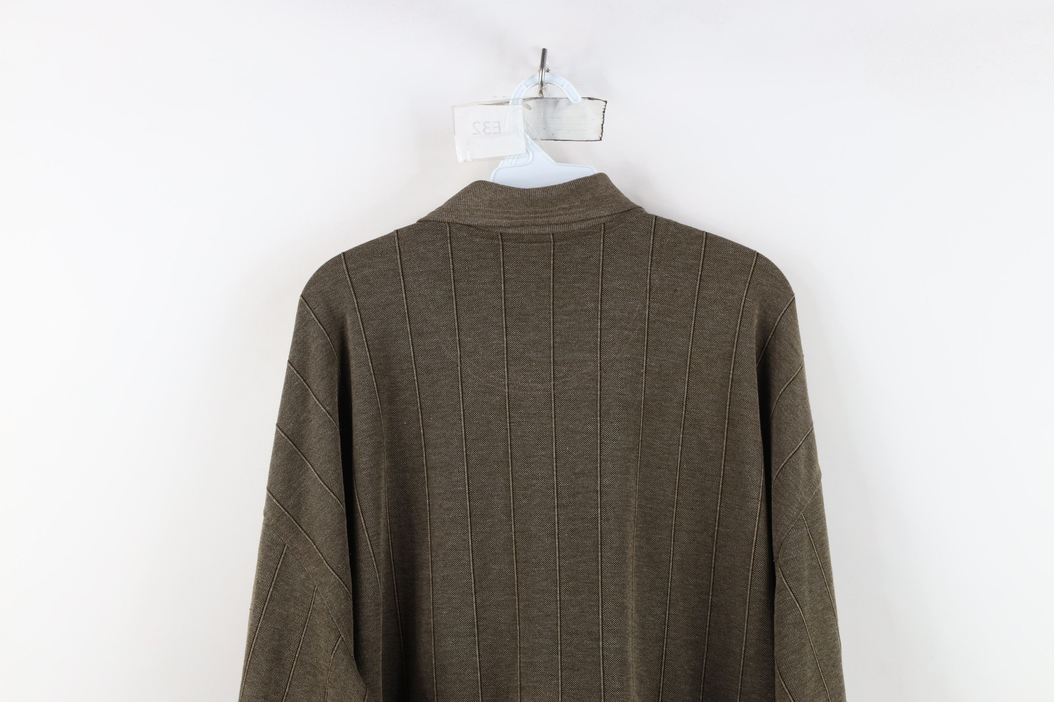 Vintage Vintage 90s Streetwear Knit Collared Pullover Polo Shirt Size US XXL / EU 58 / 5 - 12 Thumbnail