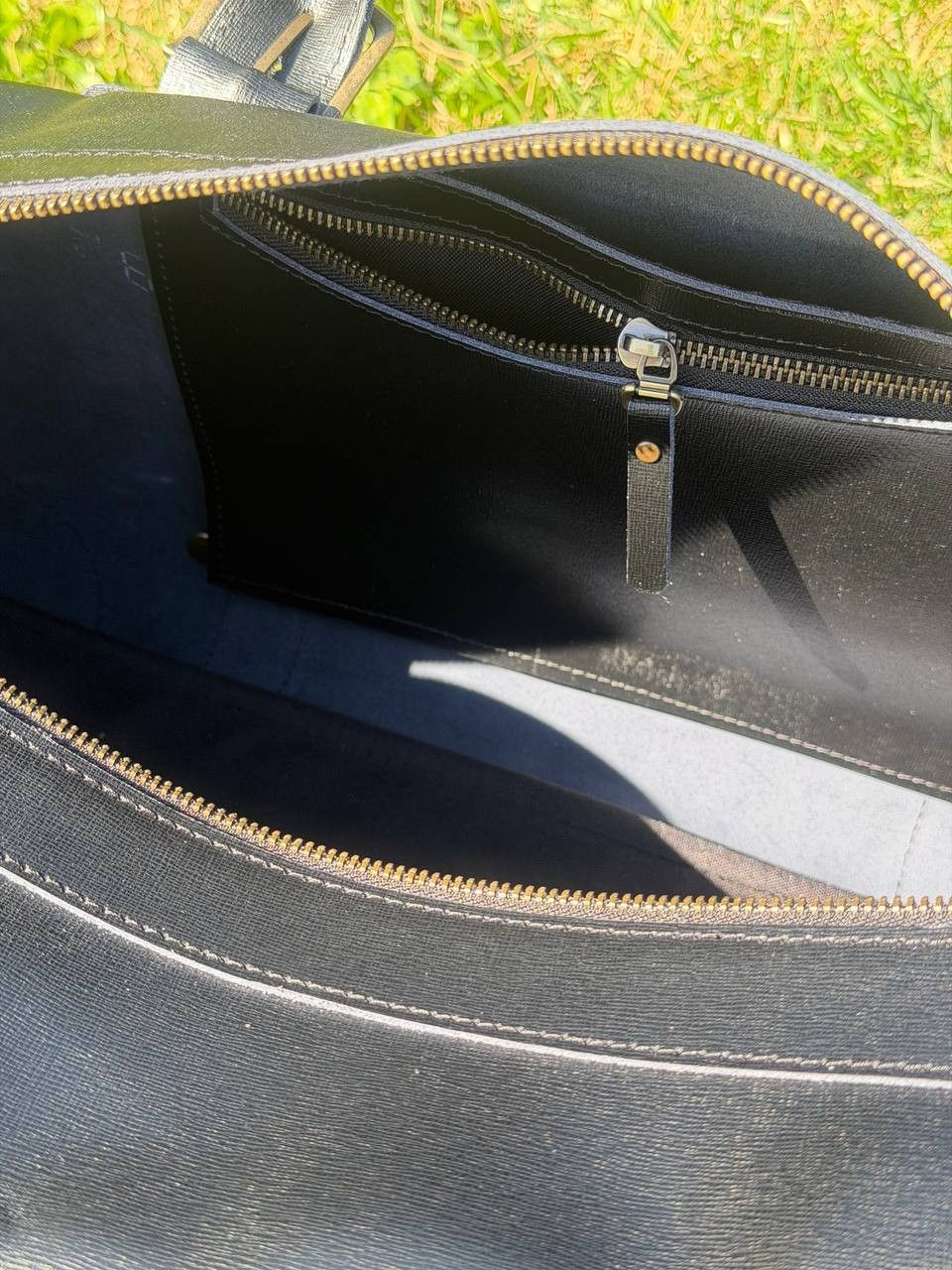 Handmade Genuine leather travel bag. Duffel Bag. Weekender Size ONE SIZE - 7 Thumbnail