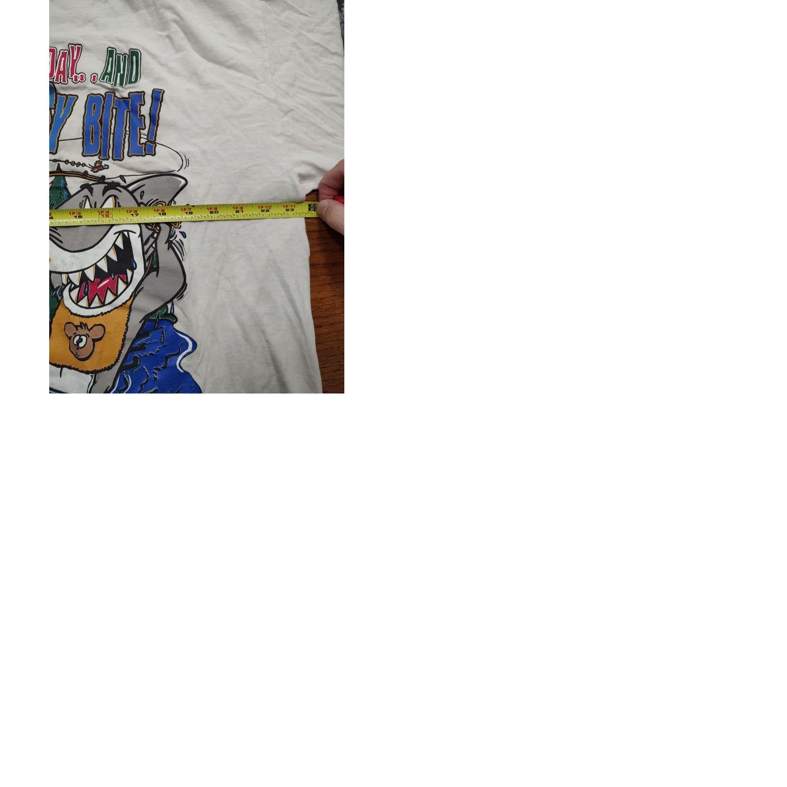 Sunray Sportswear VINTAGE Sun Sportswear T-Shirt Shirt Men L White 90s Angler Fly Fishing Animals Comics Funny Yellowing Size US L / EU 52-54 / 3 - 10 Thumbnail