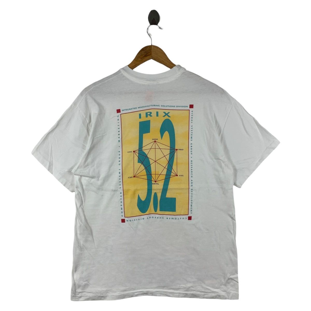 Hanes × Vintage Vintage 90s SILICON GRAPHICS computer software tee Size US L / EU 52-54 / 3 - 1 Thumbnail