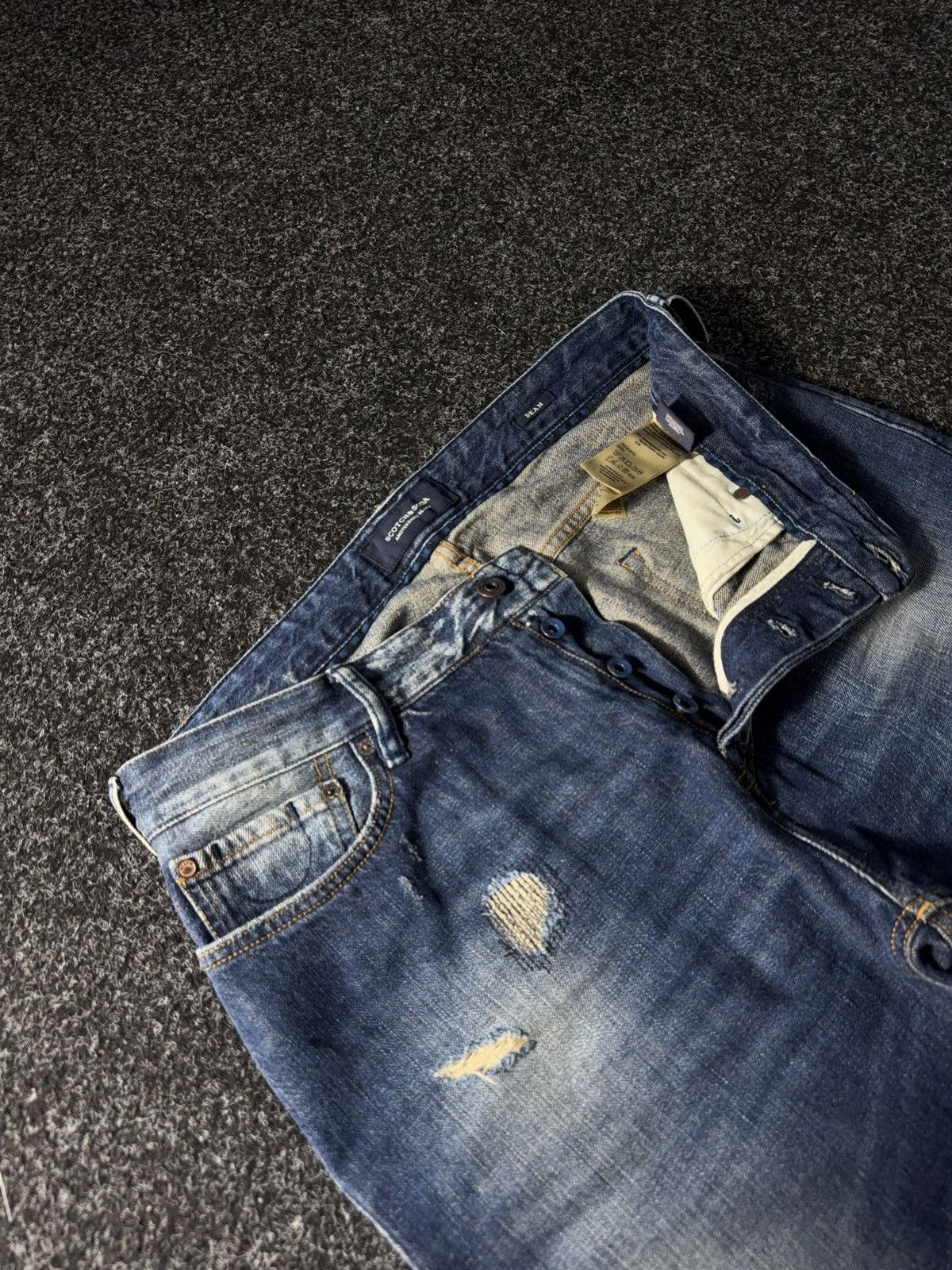 If Six Was Nine × Scotch & Soda × Vintage Distressed 2000s Scotch & Soda denim pants jeans y2k style Size US 31 - 6 Thumbnail